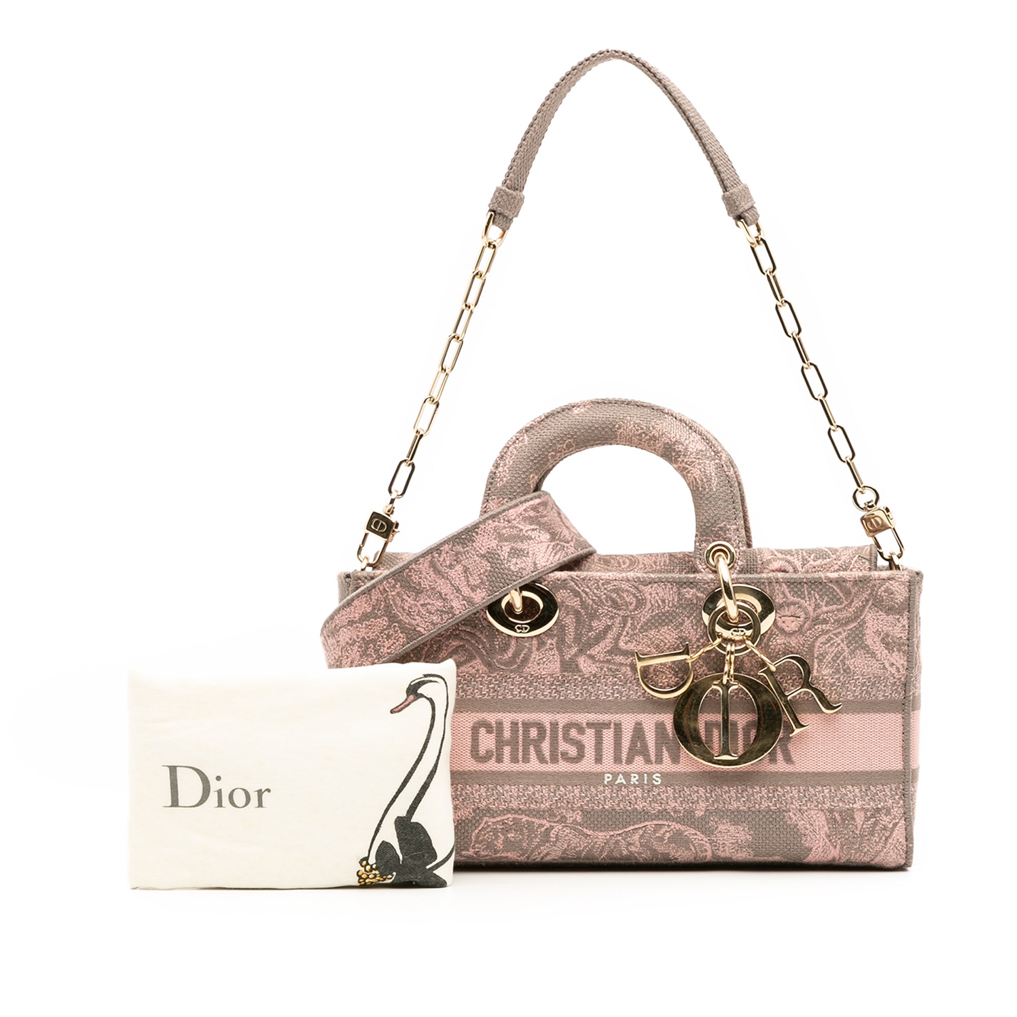 Dior Medium Canvas Embroidered Toile De Jouy Lady D Joy Satchel - image 13