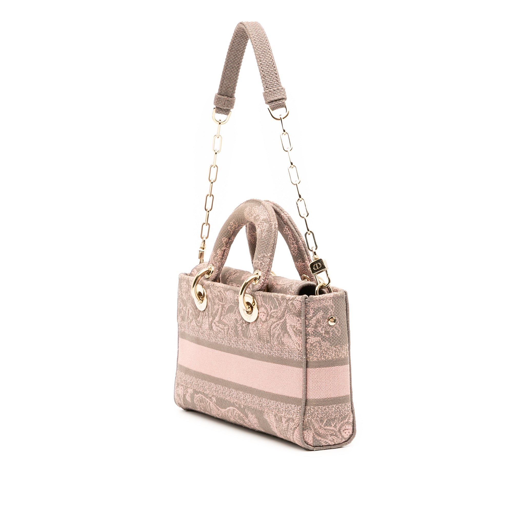 Dior Medium Canvas Embroidered Toile De Jouy Lady D Joy Satchel - image 2