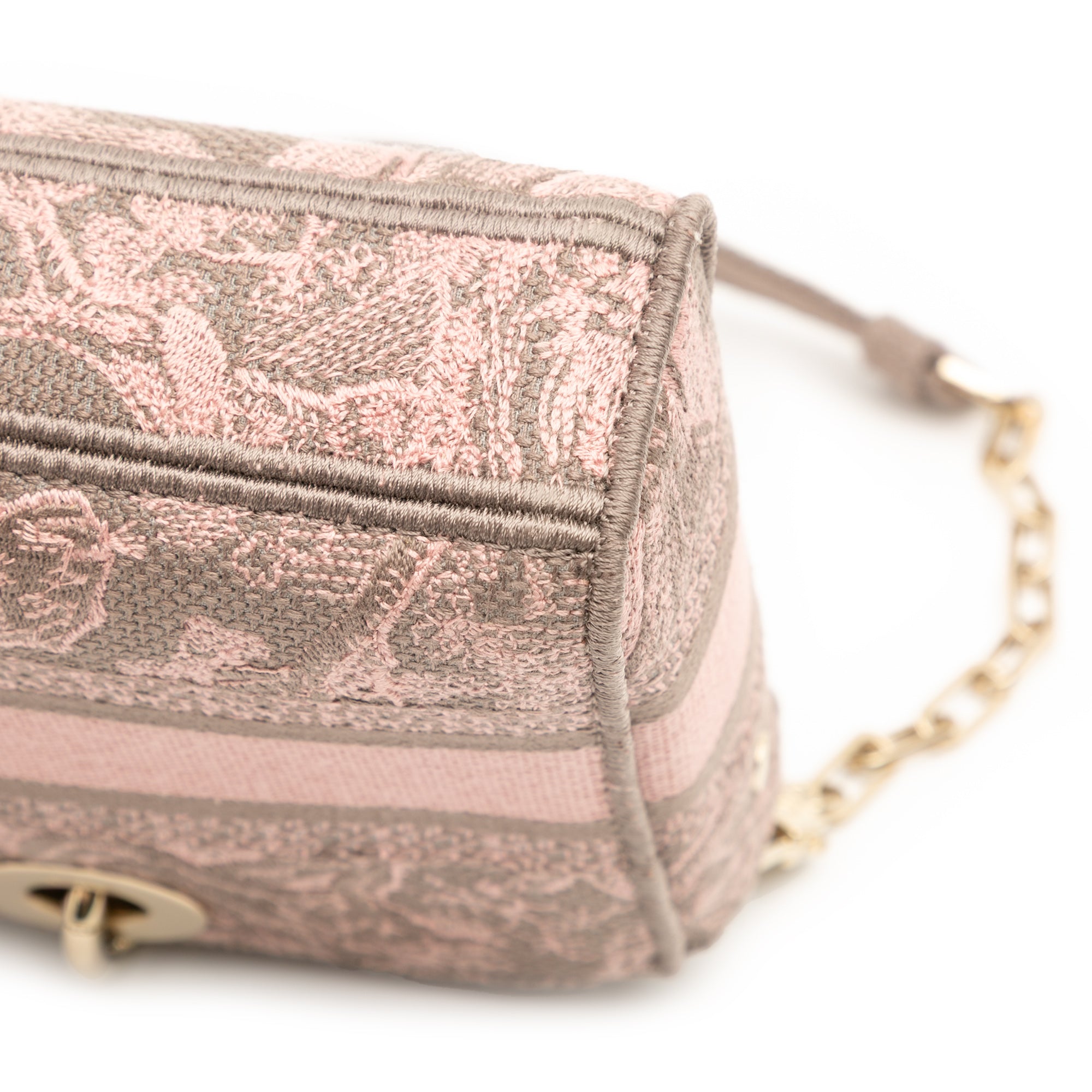 Dior Medium Canvas Embroidered Toile De Jouy Lady D Joy Satchel - image 7