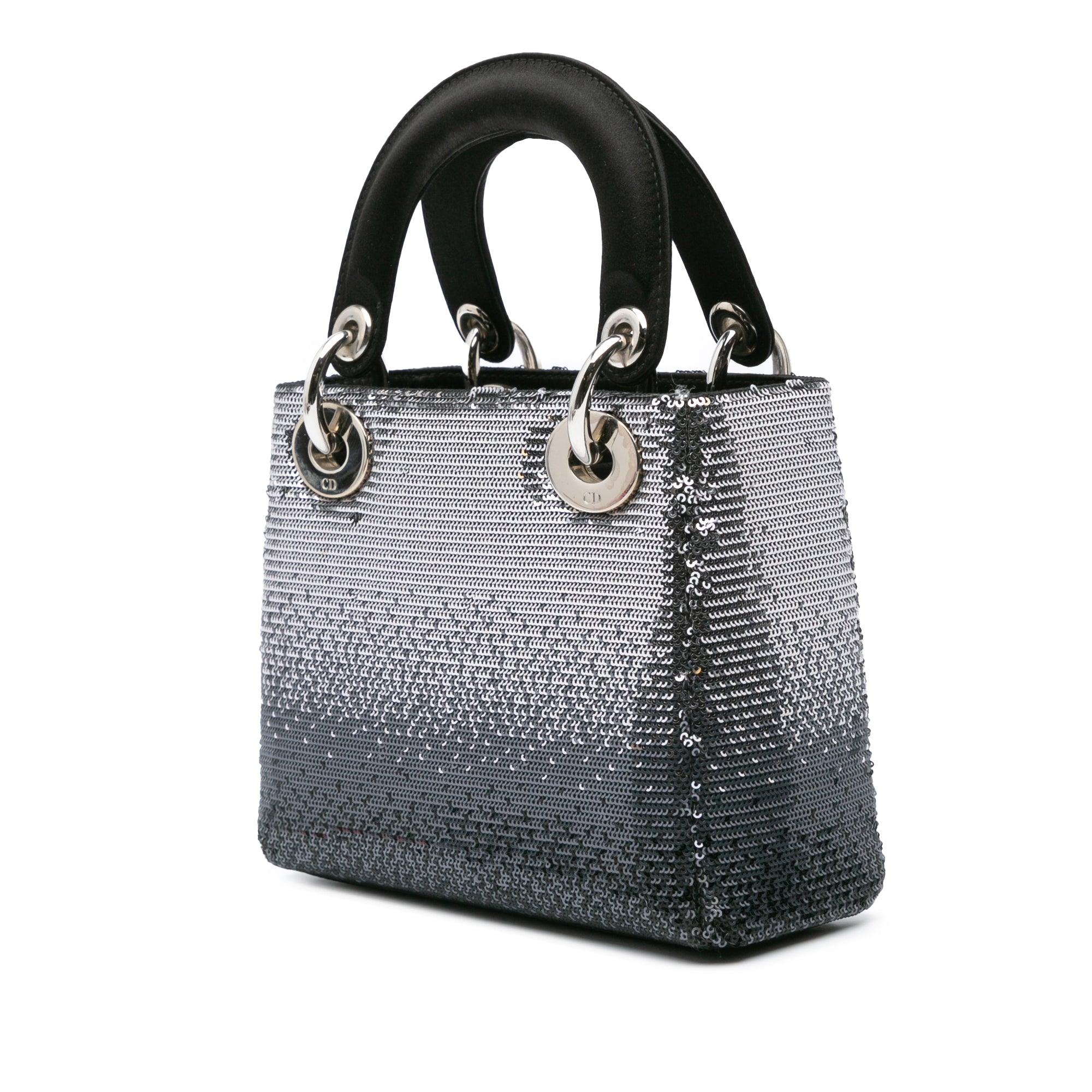 Dior Mini Satin Sequin Gradient Lady Dior - image 2