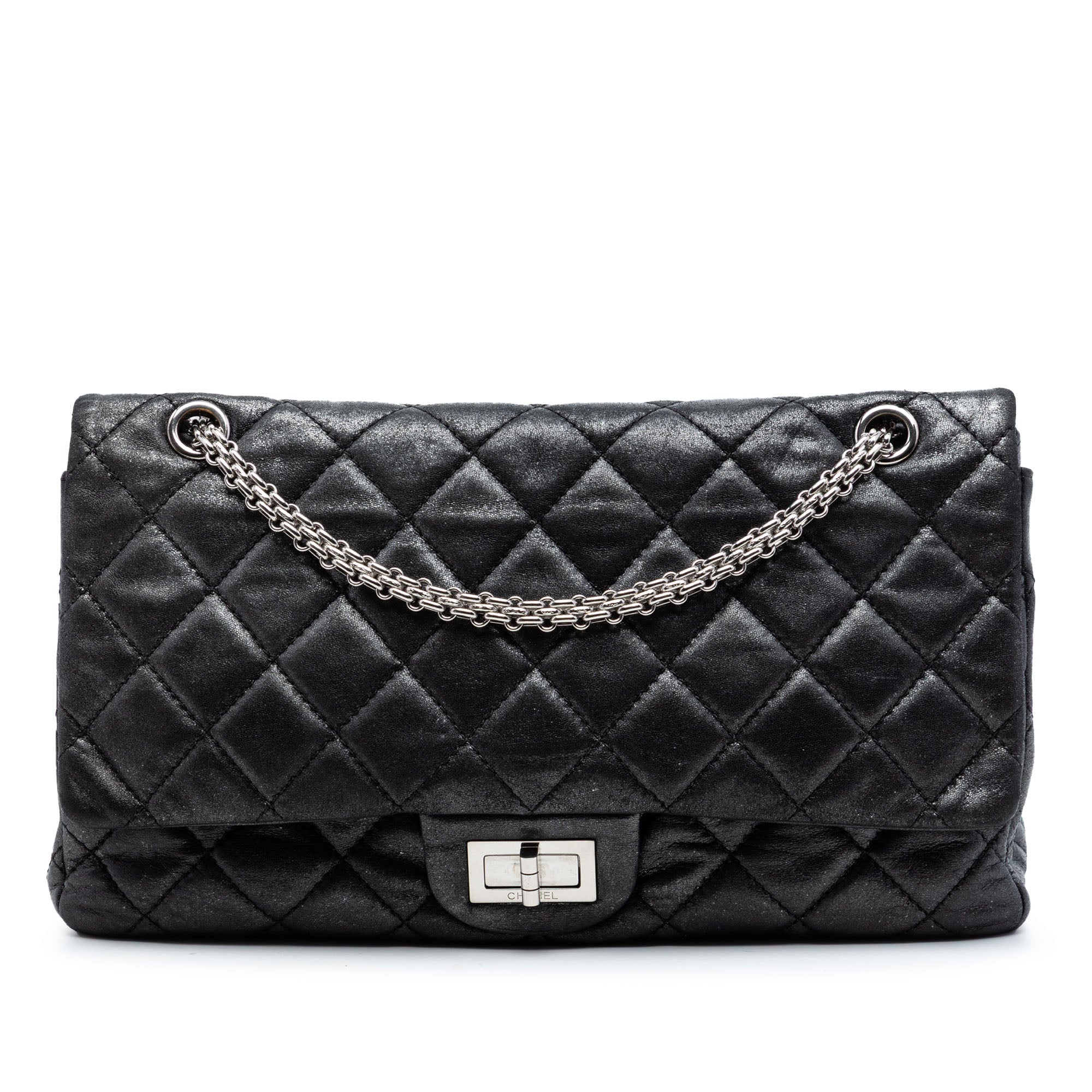 Chanel Quilted Aged Calfskin Reissue 2.55 Double Flap 227 - image 1