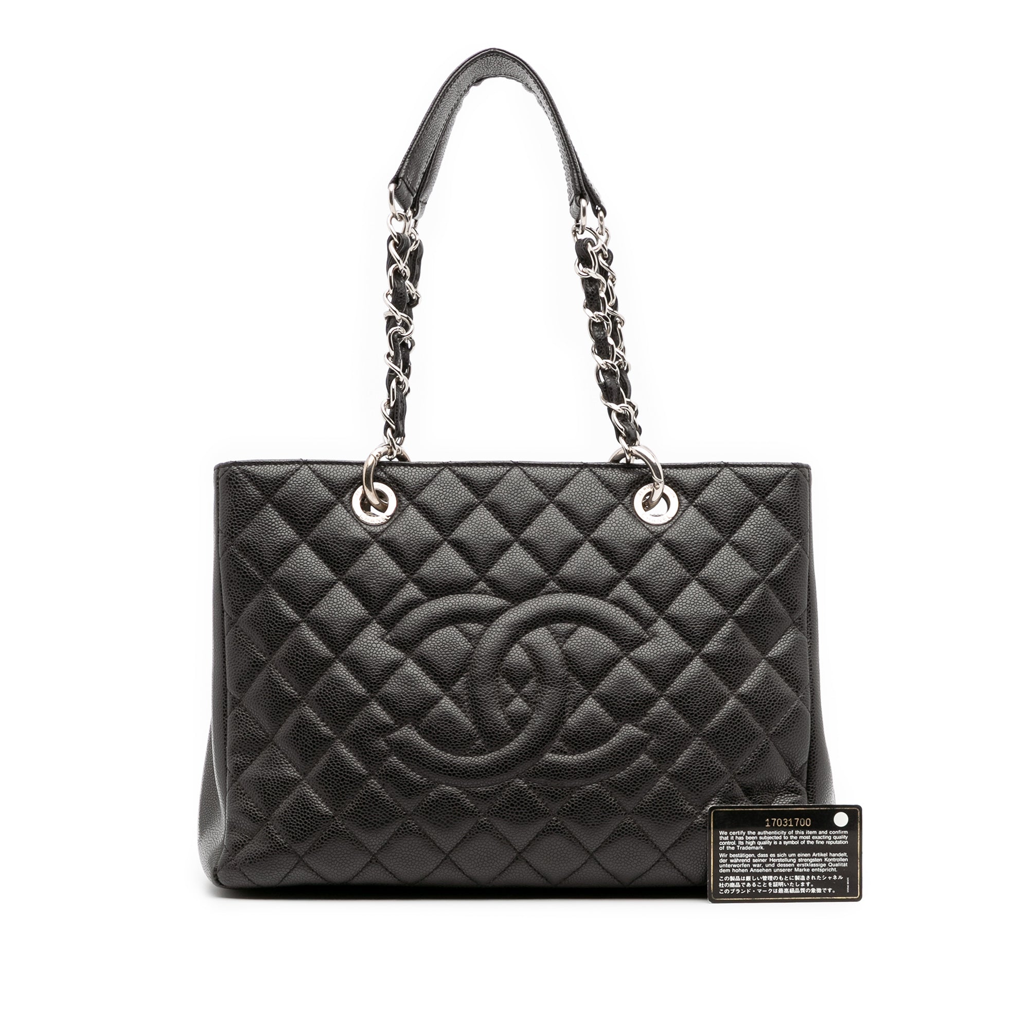 Chanel Caviar Grand Shopping Tote - image 13