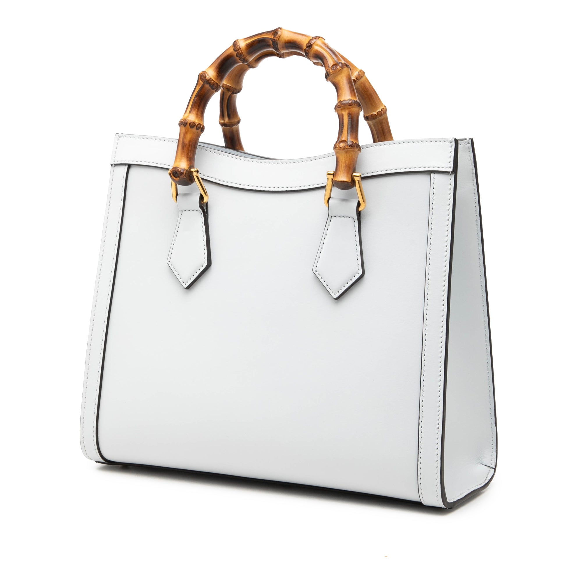 Gucci Medium Calfskin Bamboo Diana Satchel - image 2