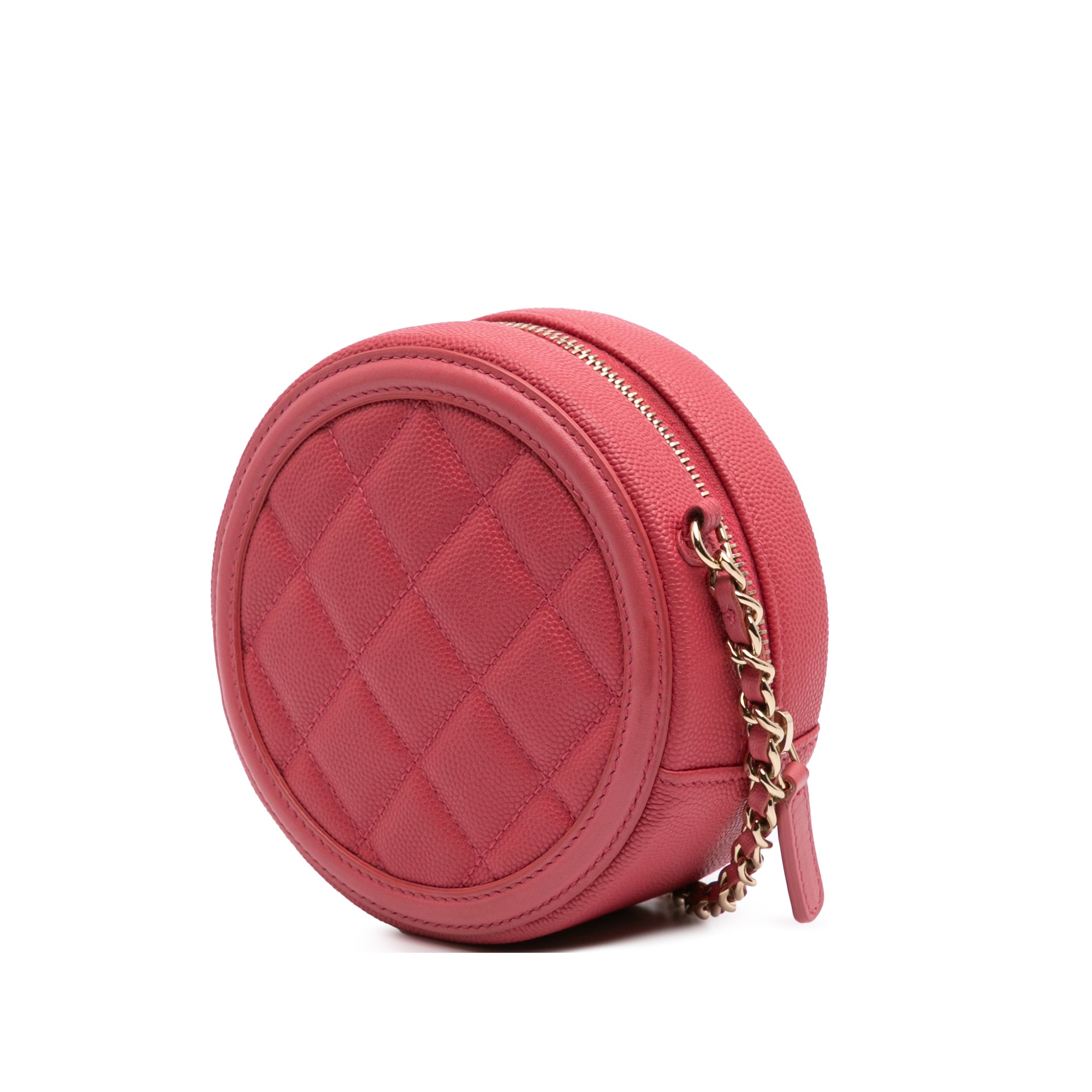 Chanel Caviar CC Filigree Round Crossbody - image 2