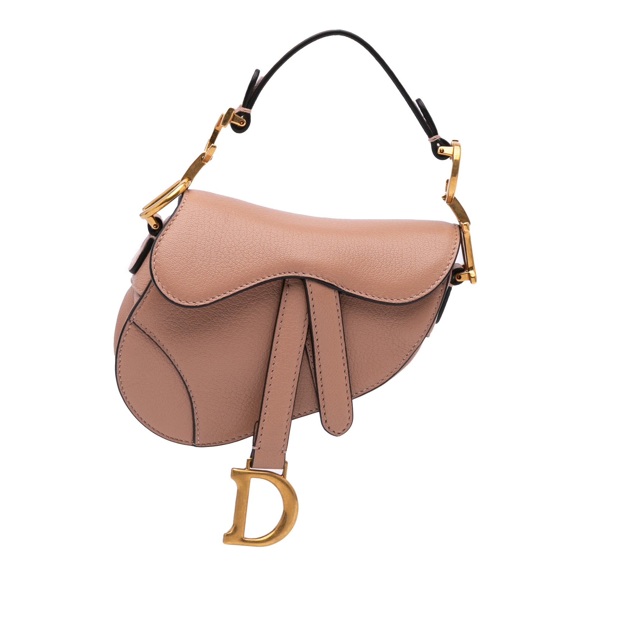 Dior Micro Goatskin Saddle Bag - image 1
