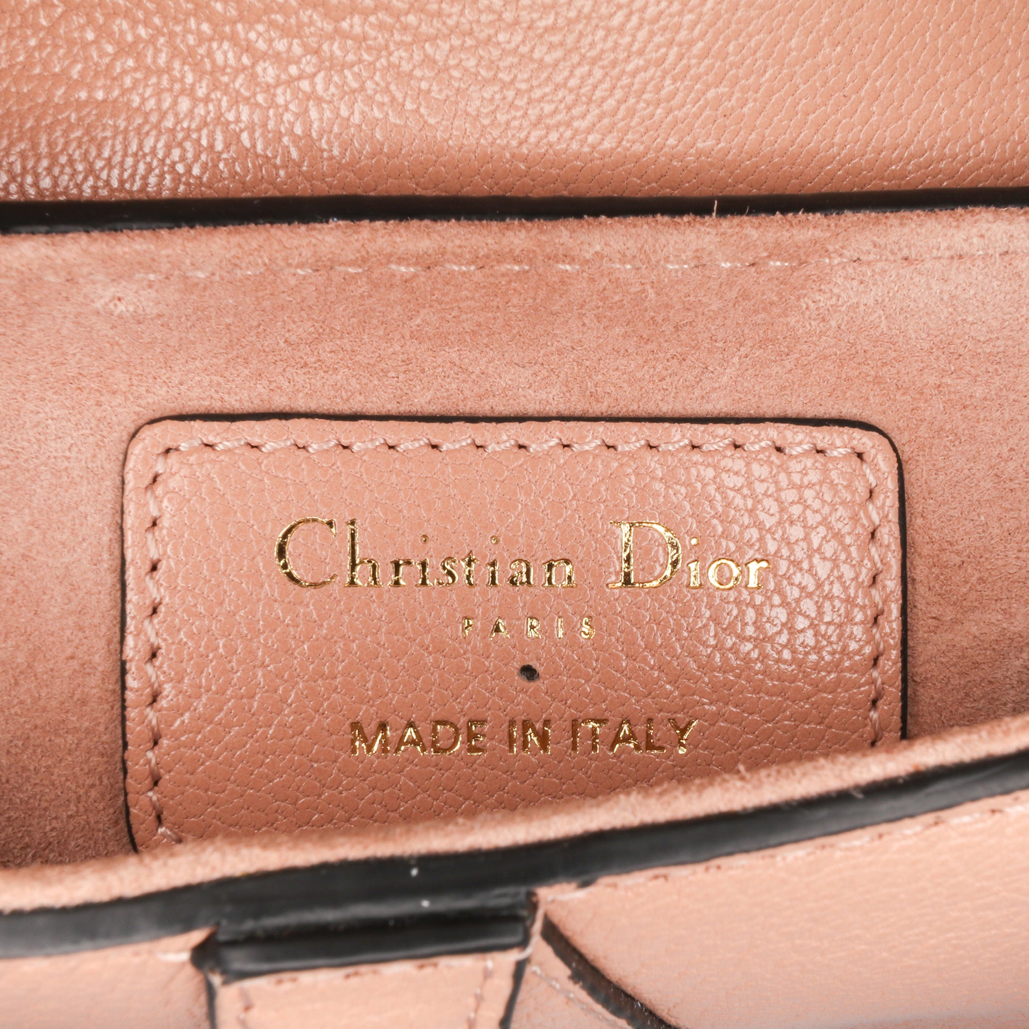 Dior Micro Goatskin Saddle Bag - image 5