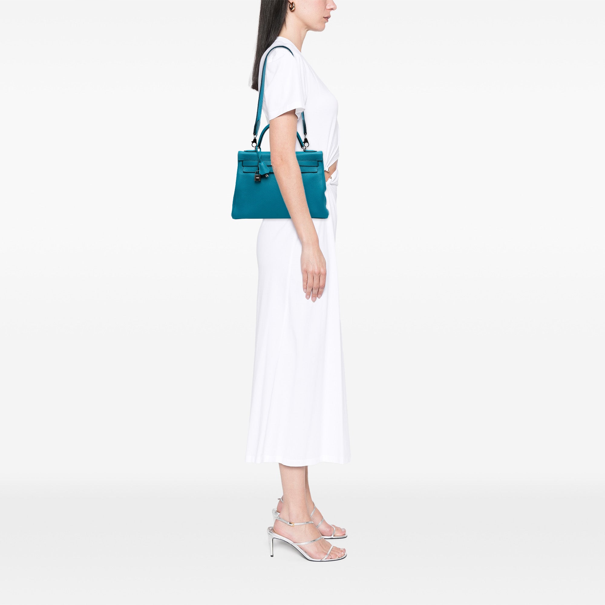 Hermès Togo Amazon Kelly II Retourne 32 - image 9