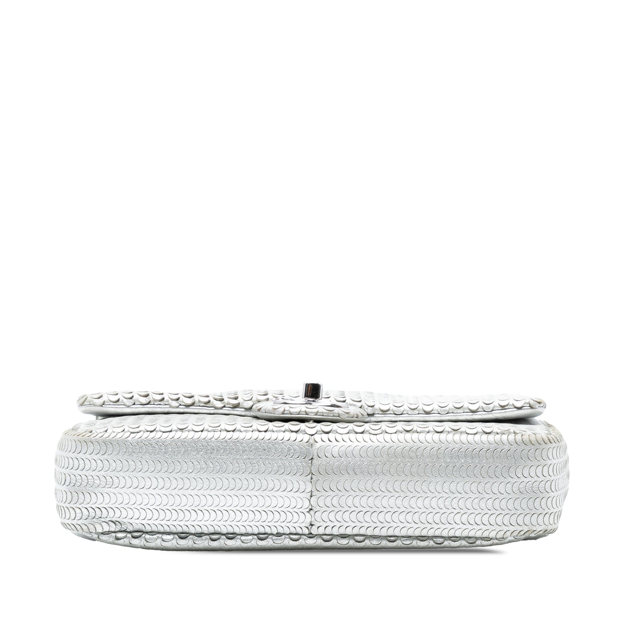 Chanel Small Metallic Lambskin Laser Cut Flap - image 3