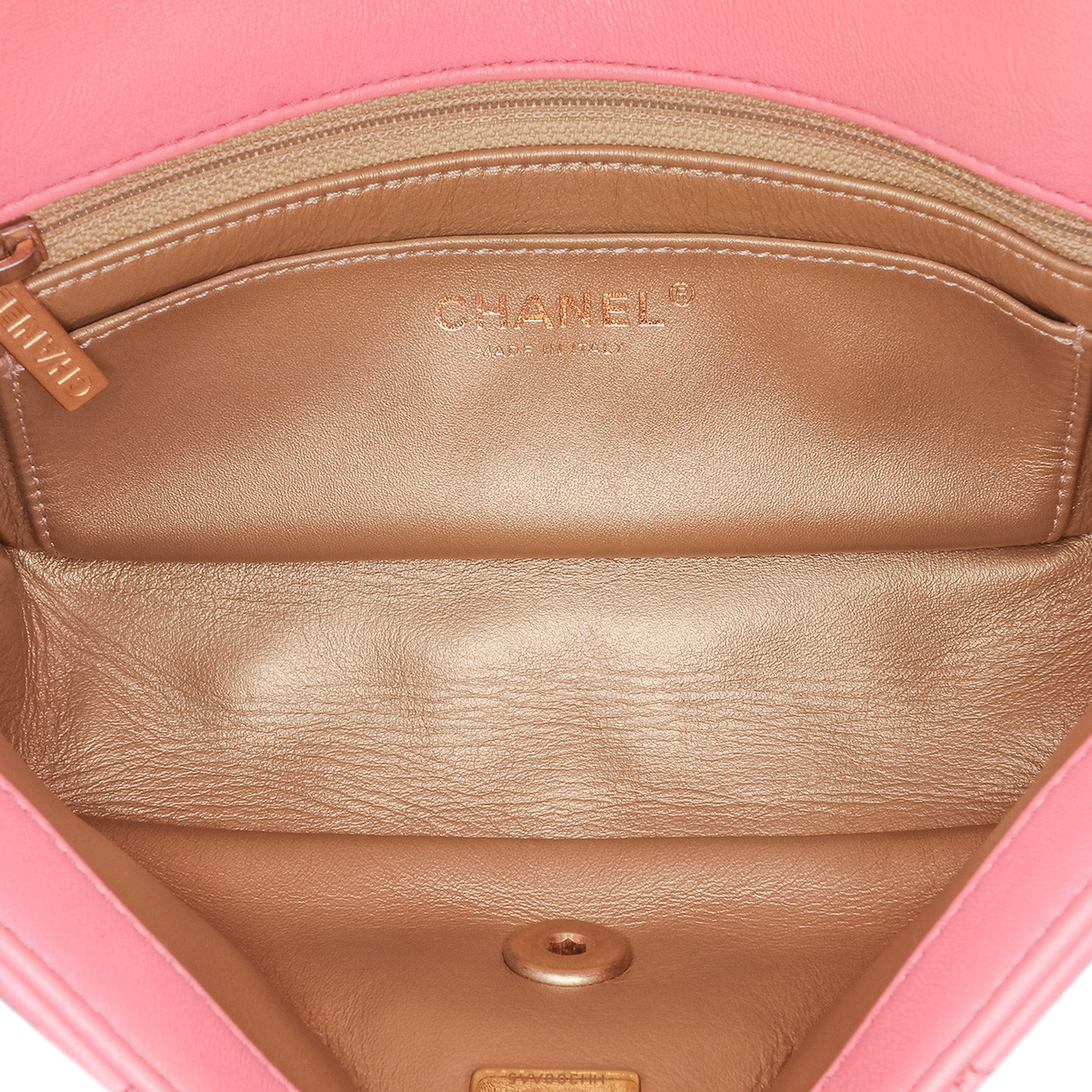 Chanel Mini Rectangular Classic Lambskin Pearl Crush Single Flap - image 4