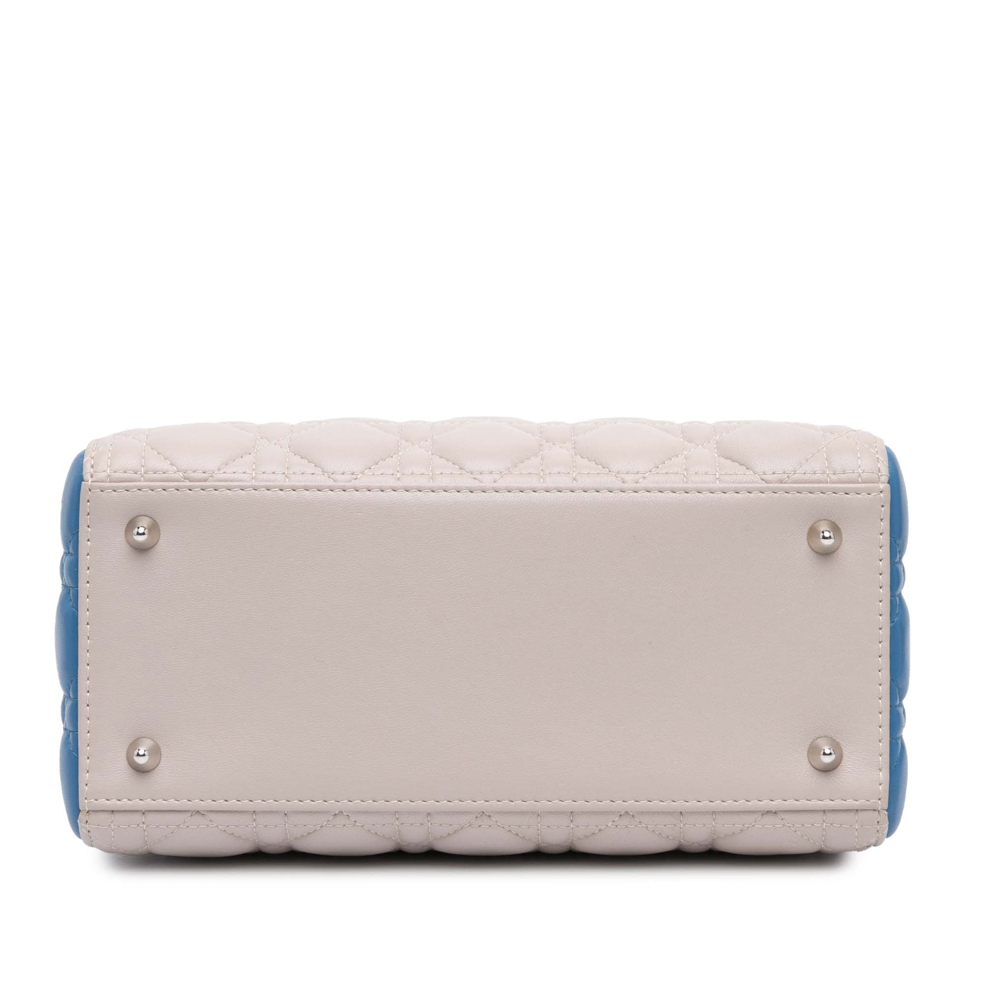Dior Medium Tricolor Lambskin Cannage Lady Dior - image 3