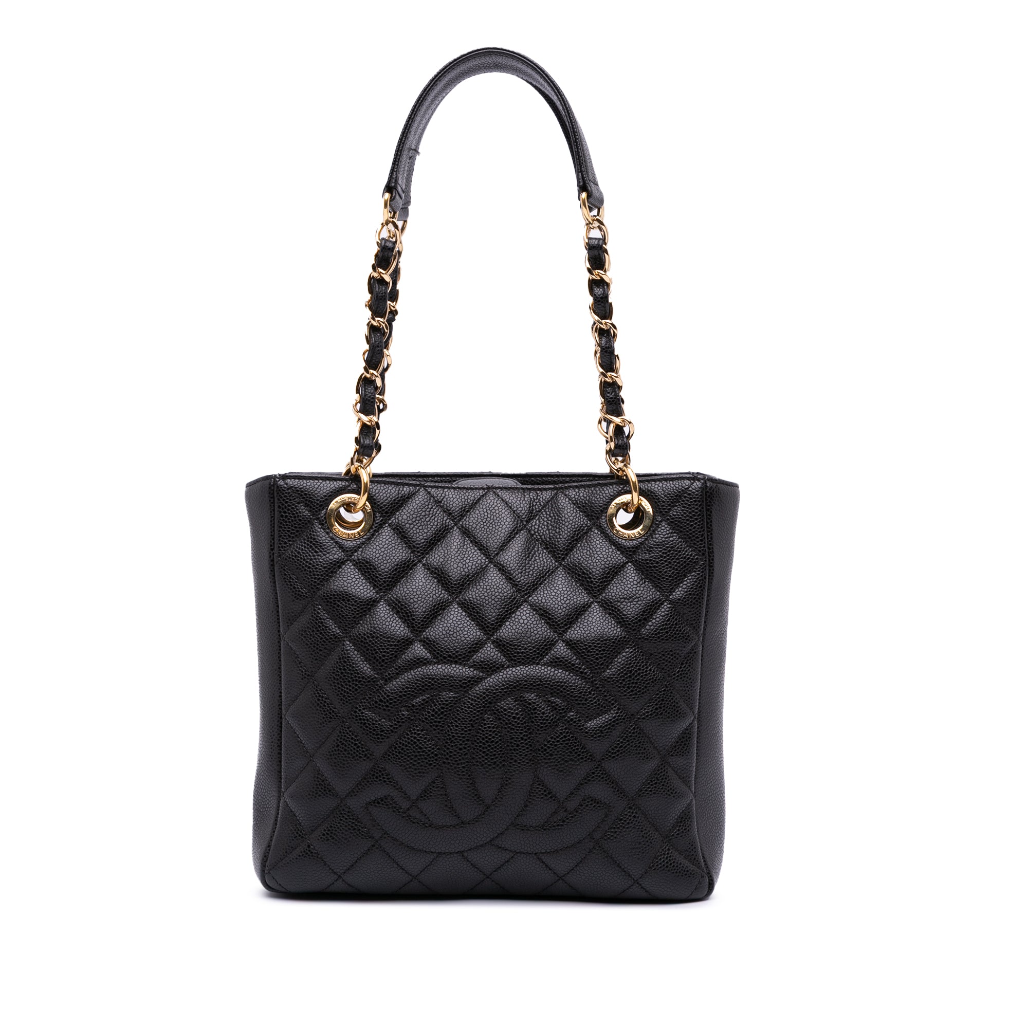 Chanel Caviar Petite Shopping Tote - image 1