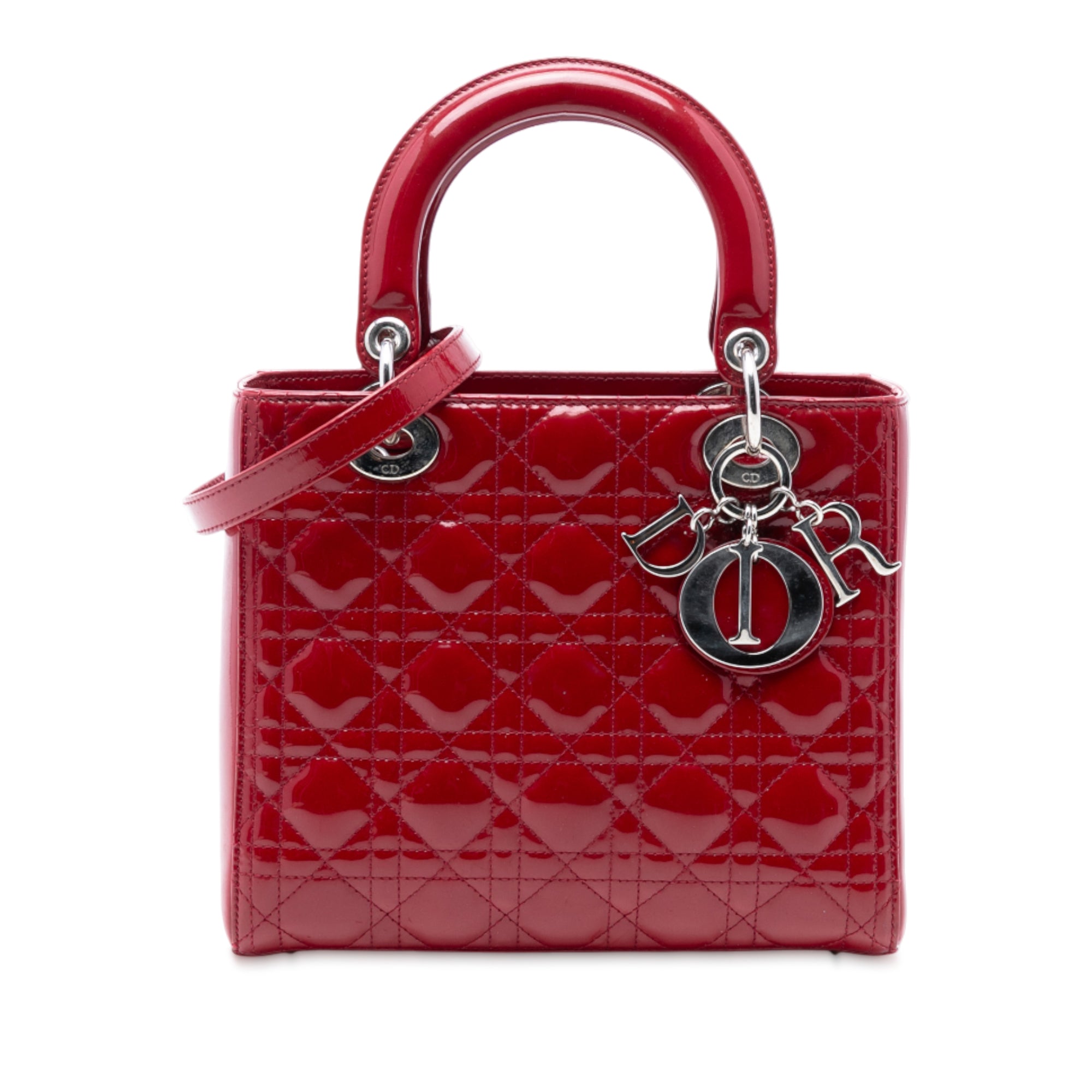 Dior Medium Patent Cannage Lady Dior - image 1