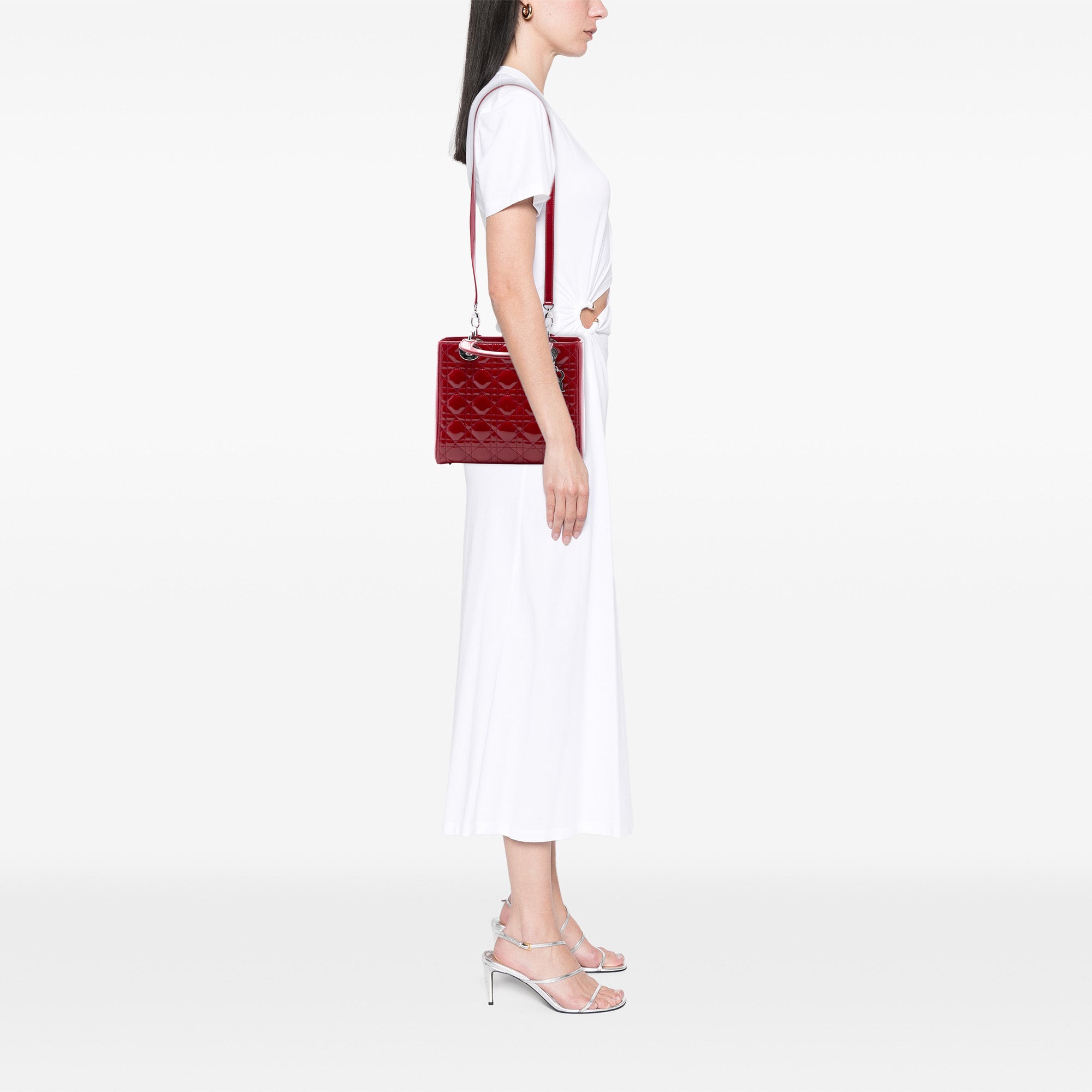 Dior Medium Patent Cannage Lady Dior - image 7