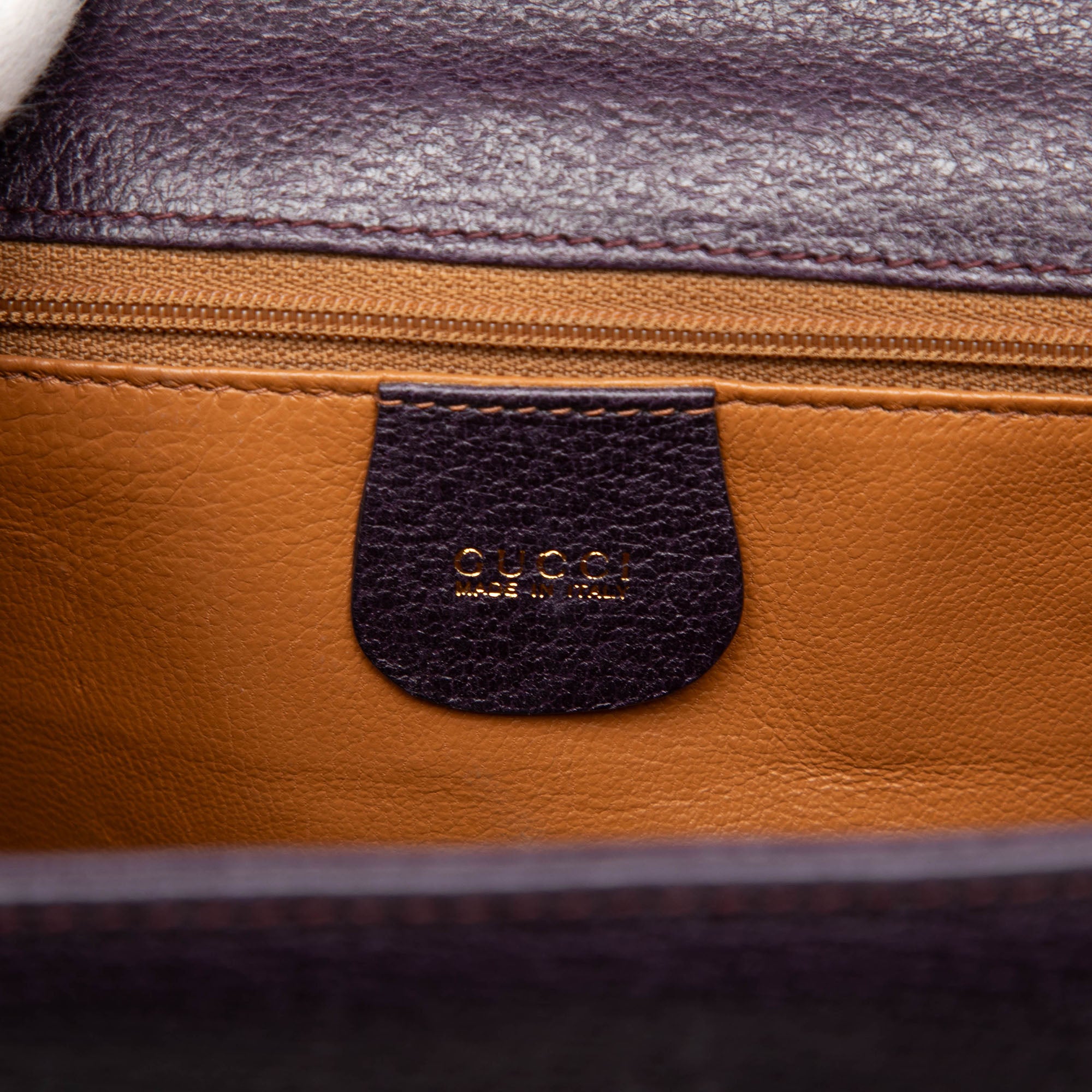 Gucci Small Calfskin Bamboo Top Handle Flap - image 5