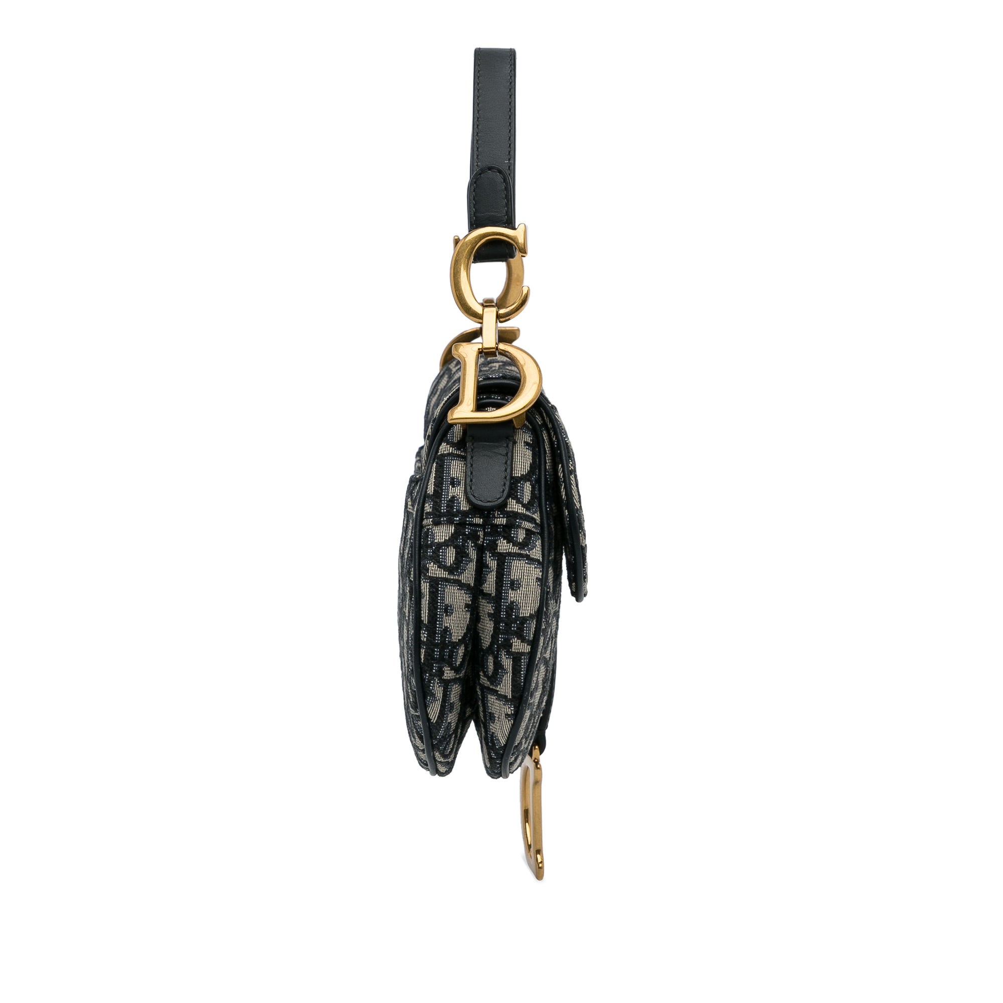 Dior Mini Oblique Canvas Saddle Bag - image 4
