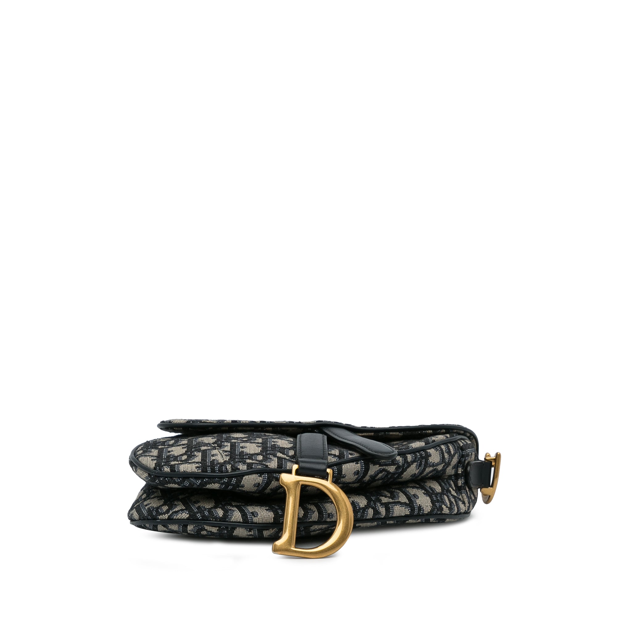 Dior Mini Oblique Canvas Saddle Bag - image 5