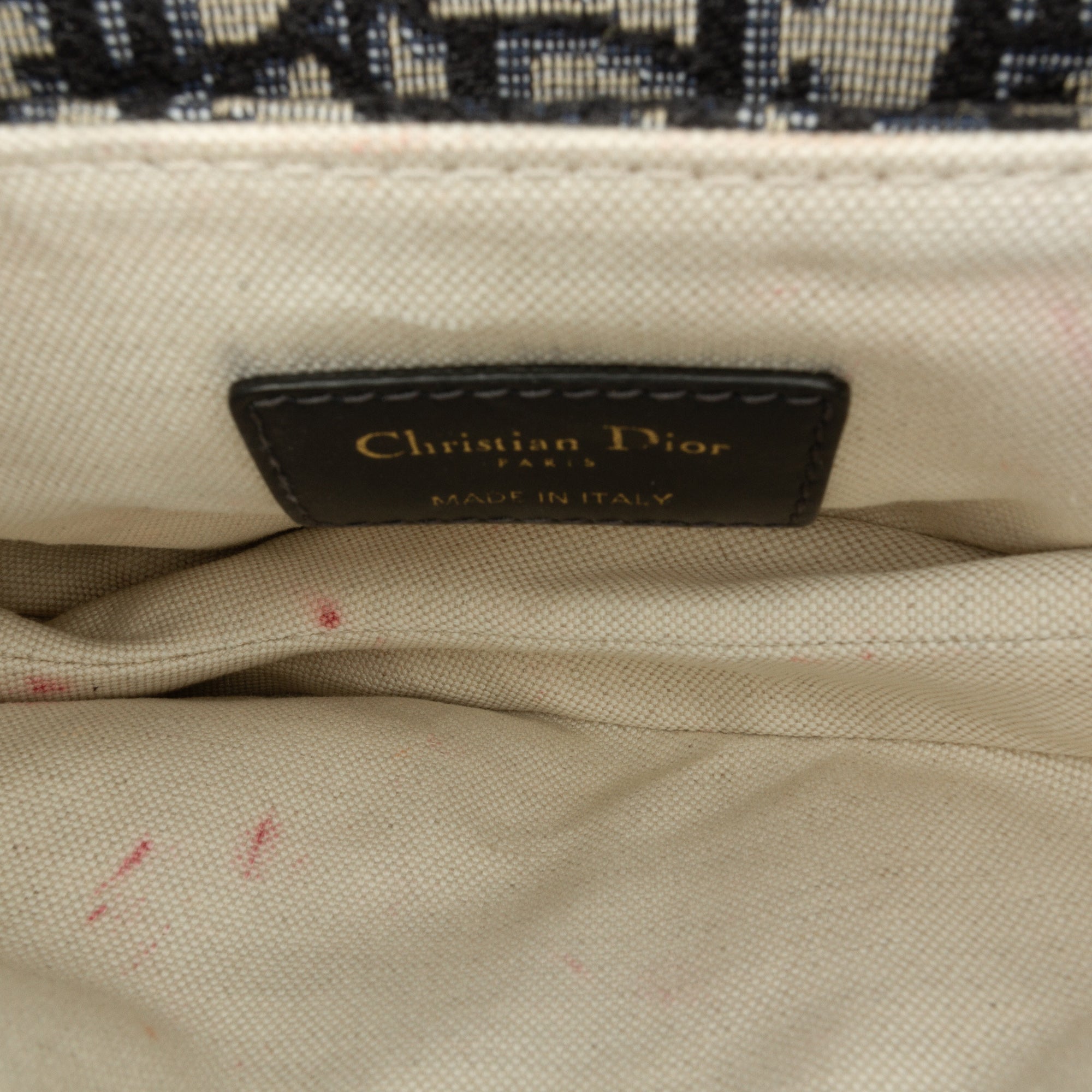 Dior Mini Oblique Canvas Saddle Bag - image 6