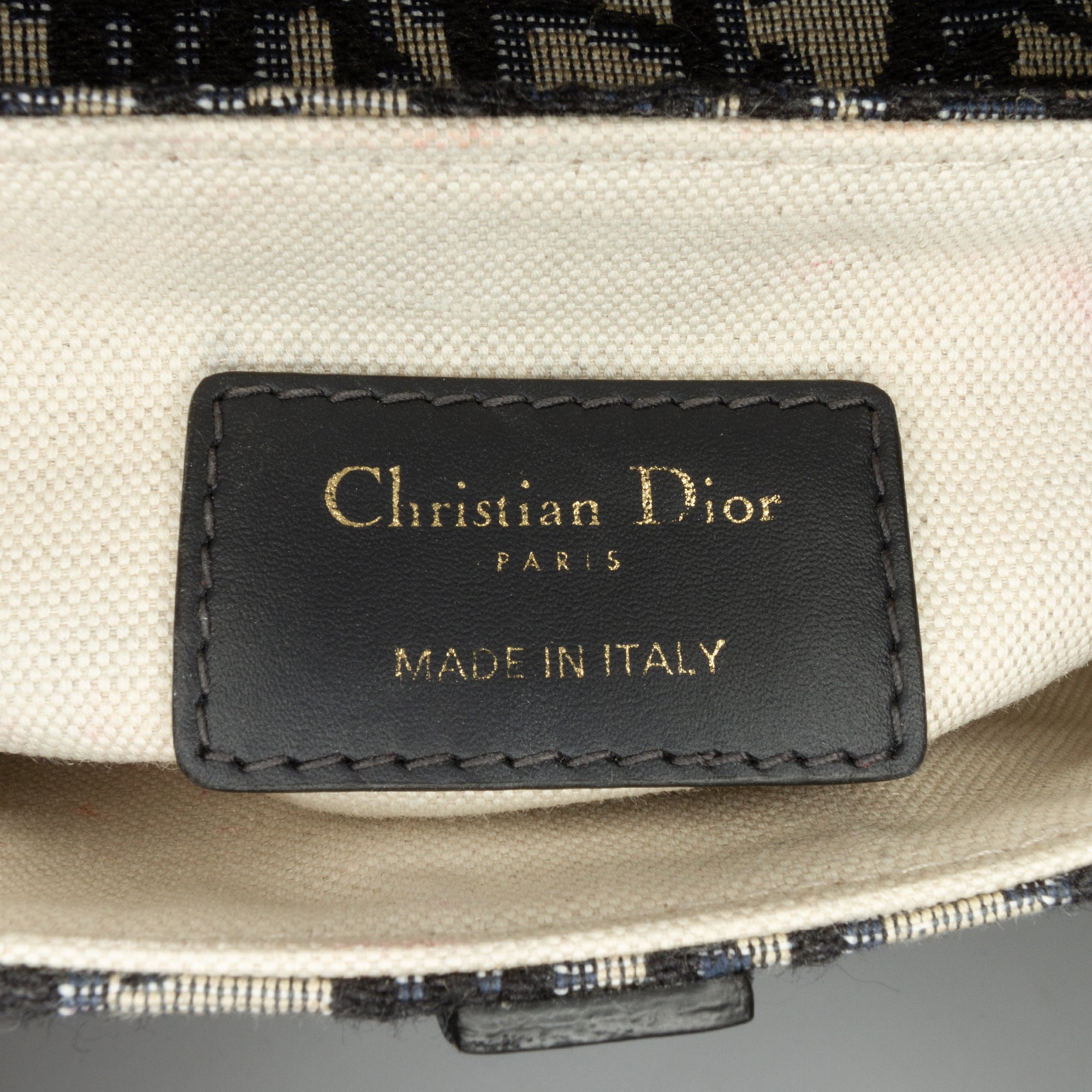Dior Mini Oblique Canvas Saddle Bag - image 7