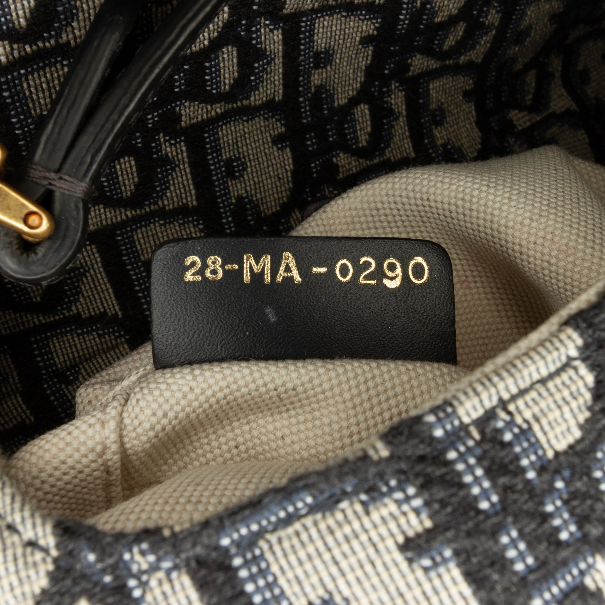 Dior Mini Oblique Canvas Saddle Bag - image 8
