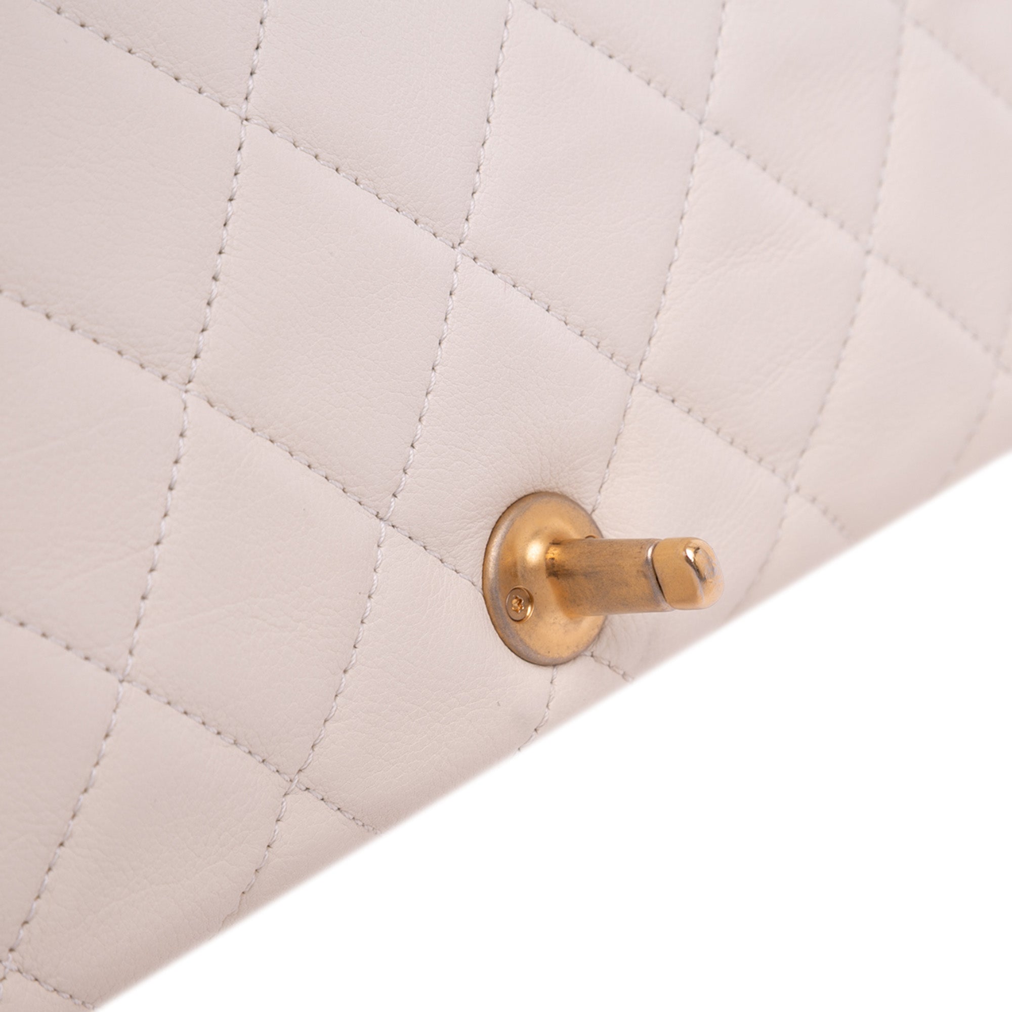 Chanel Small Quilted Calfskin Pearl CC Accordion Flap - image 11