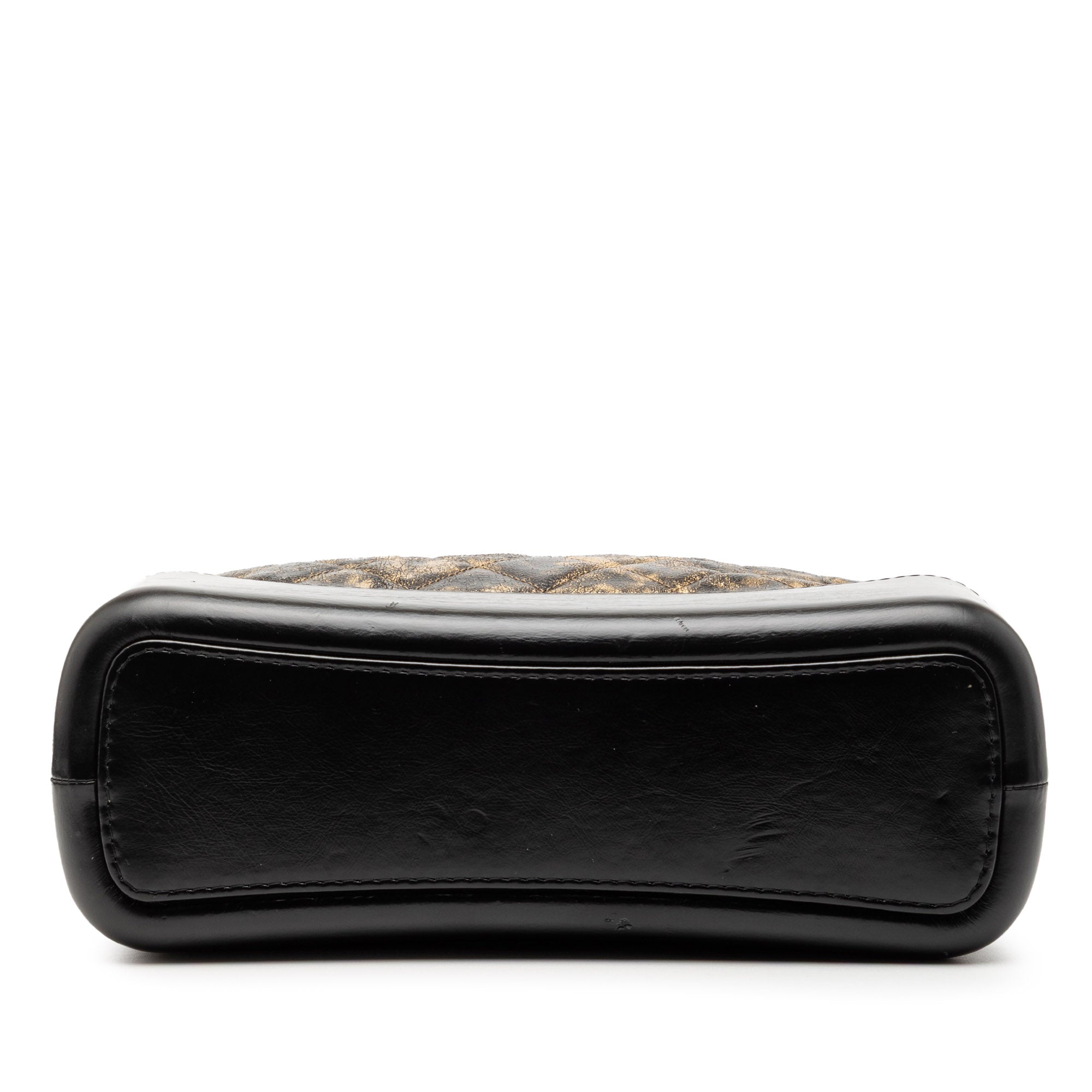 Chanel Medium Quilted Metallic Crumpled Goatskin Gabrielle Hobo - image 3