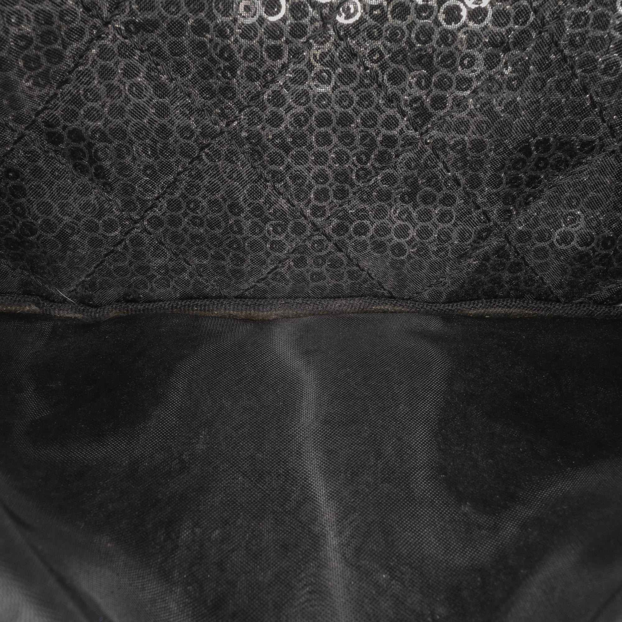 Chanel Maxi Hidden Sequins Mesh Single Flap - image 5