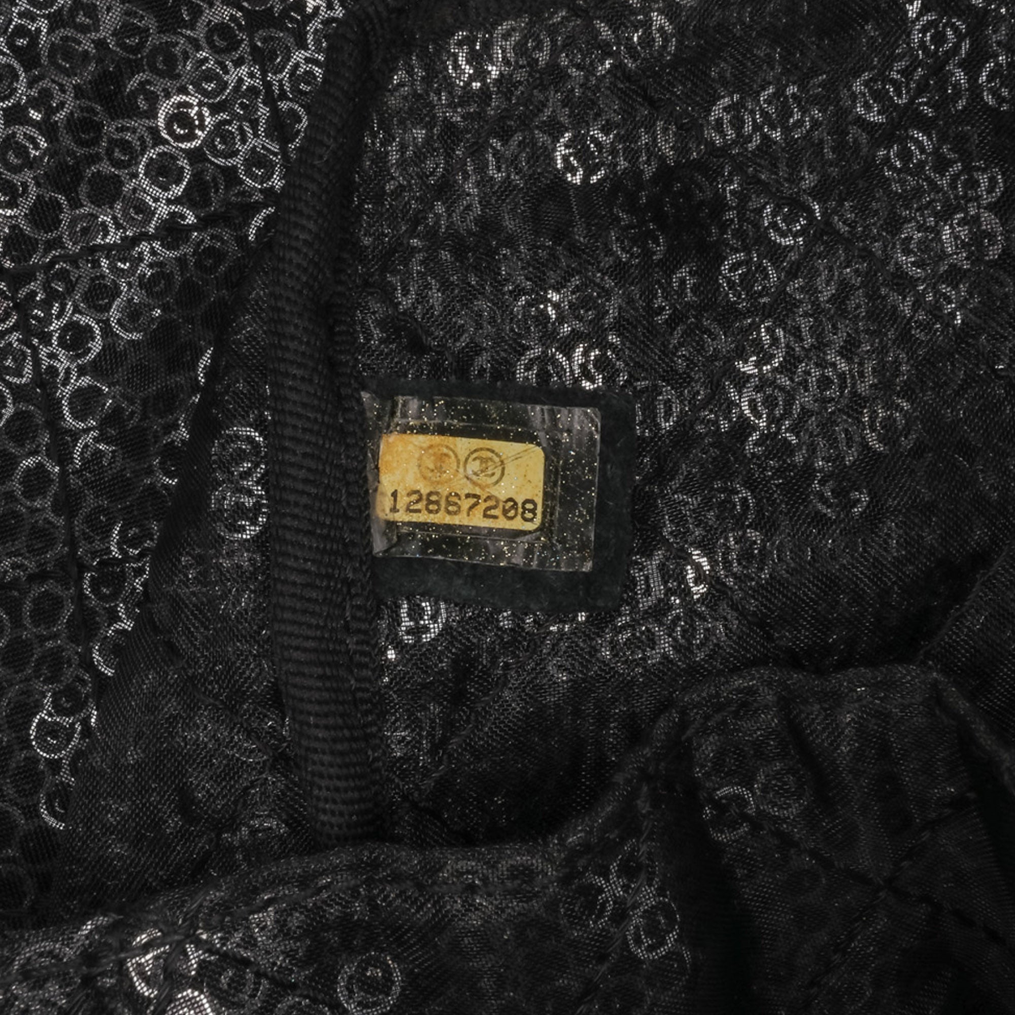 Chanel Maxi Hidden Sequins Mesh Single Flap - image 7