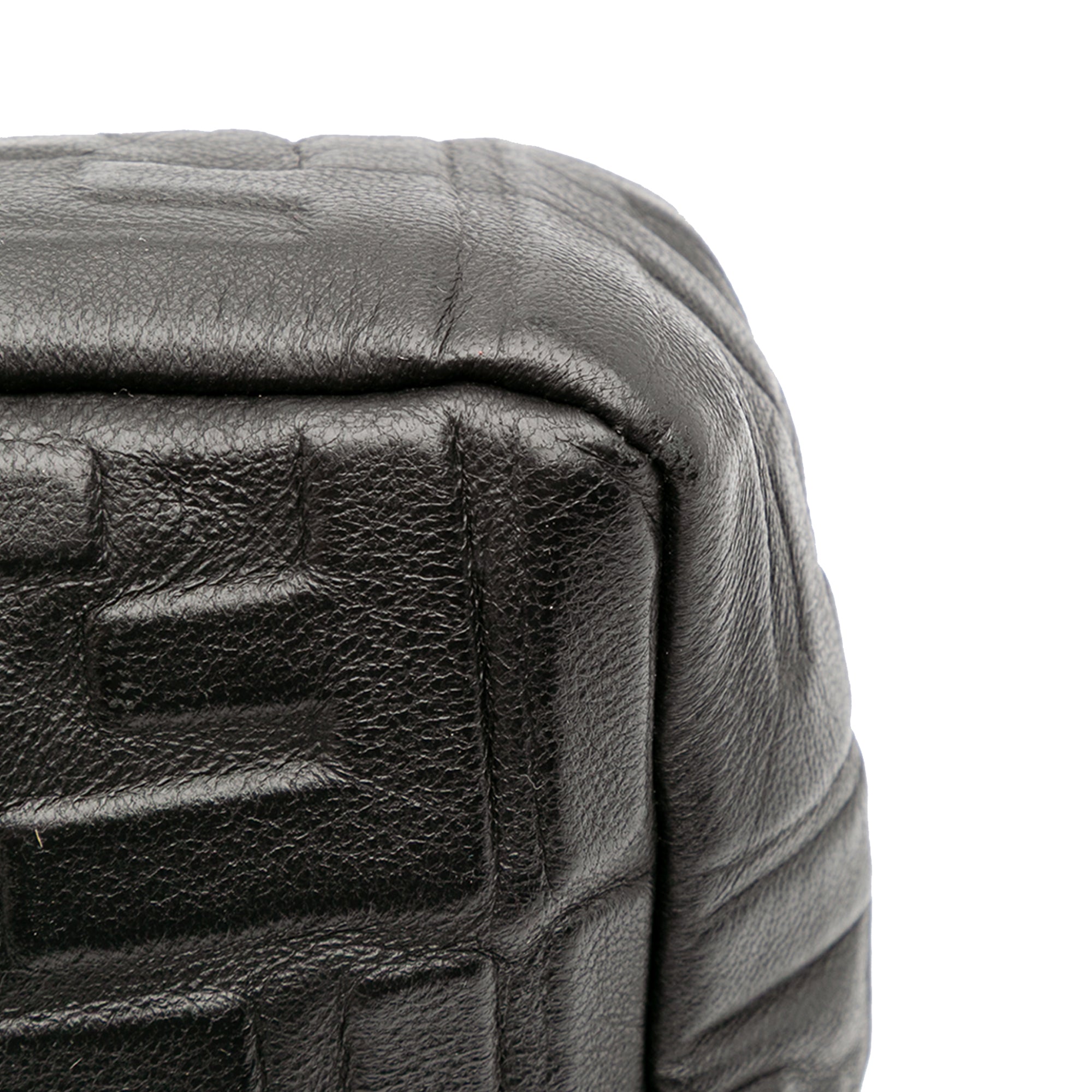 Fendi Zucca Embossed Leather Baguette Satchel - image 9