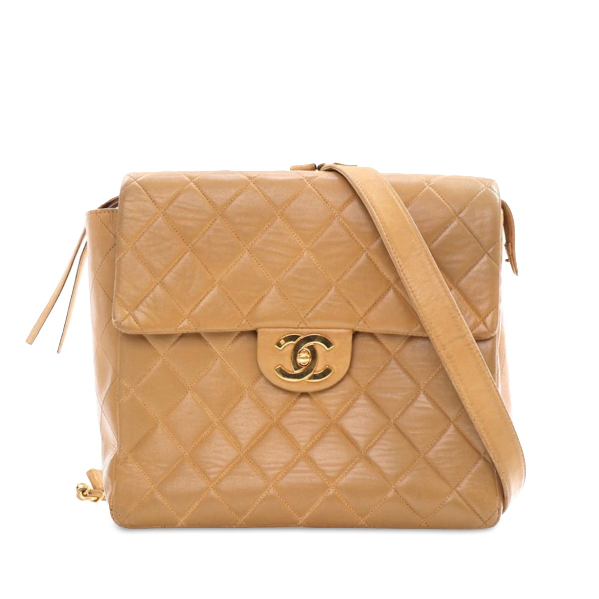 Chanel CC Quilted Calfskin Backpack - image 1
