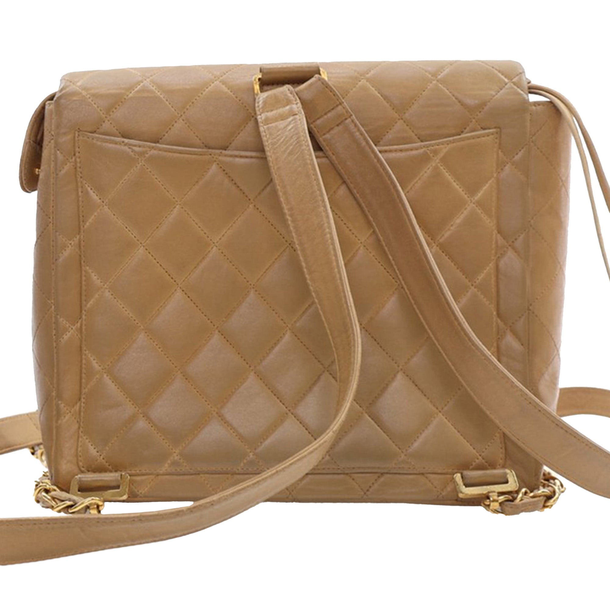 Chanel CC Quilted Calfskin Backpack - image 10