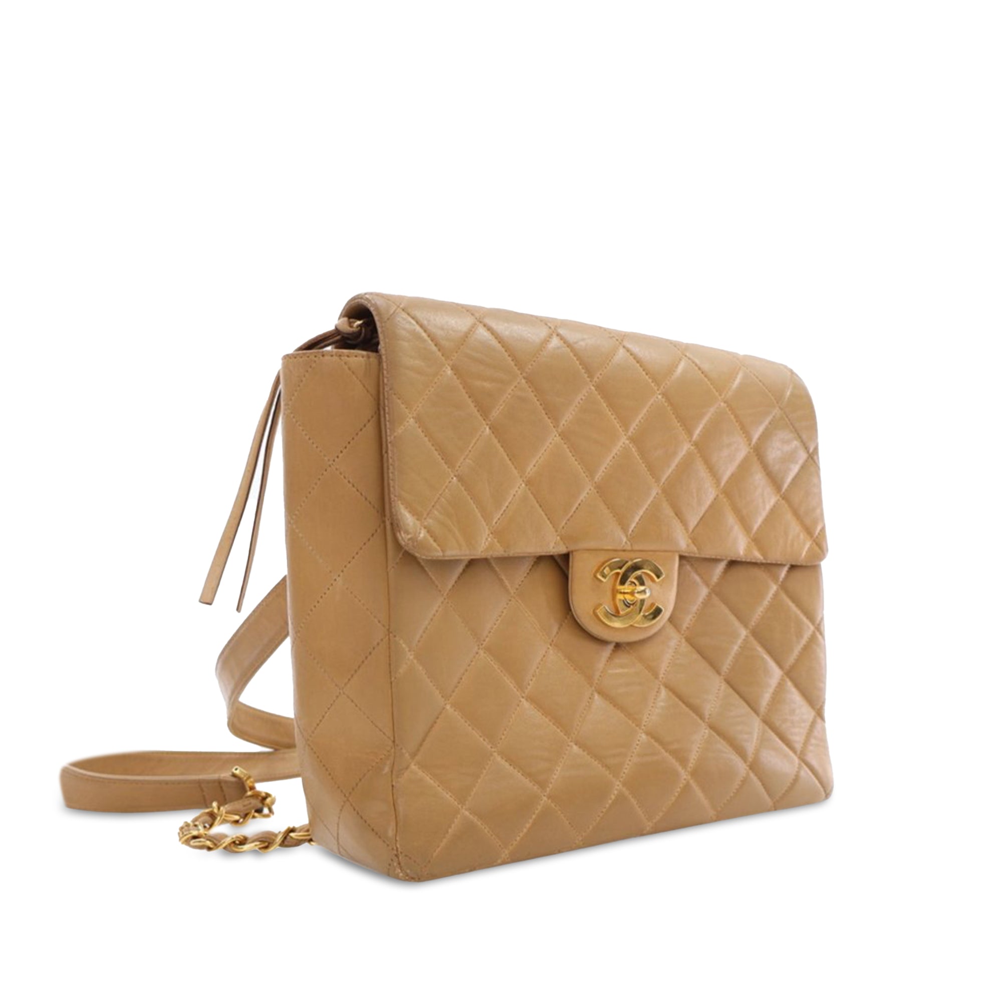 Chanel CC Quilted Calfskin Backpack - image 2