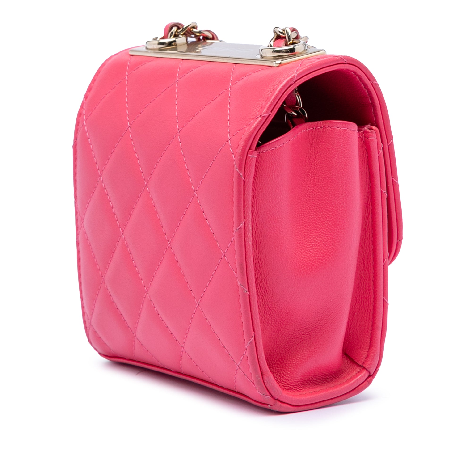 Chanel Mini Quilted Lambskin Trendy CC Clutch With Chain - image 2