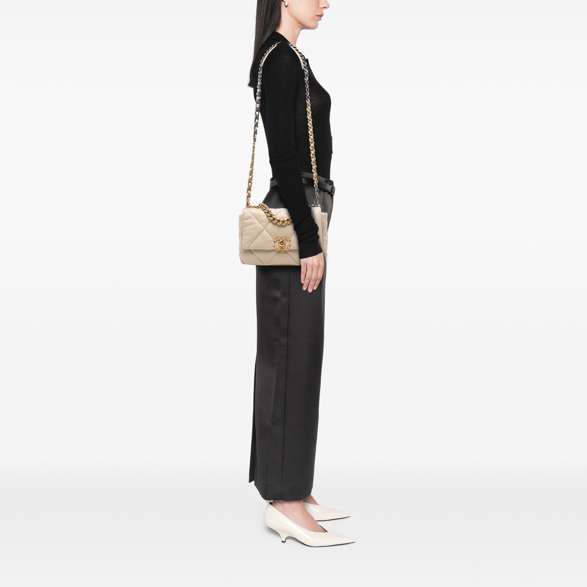 Chanel Medium Lambskin 19 Flap - image 7