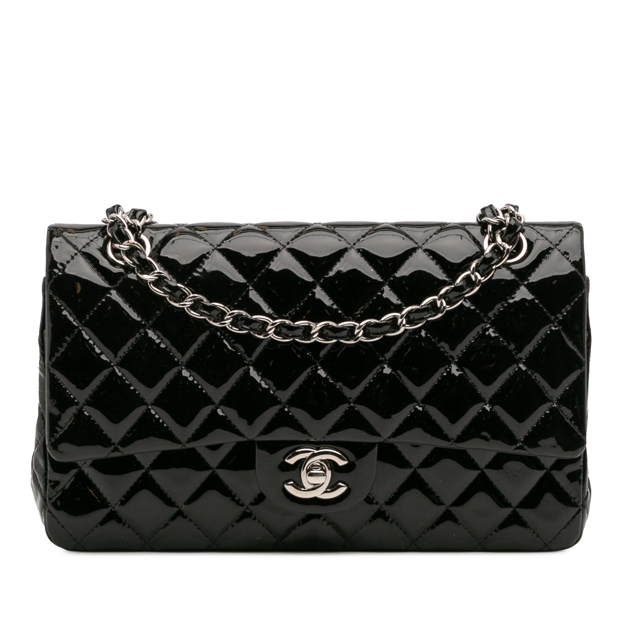Chanel Medium Classic Patent Double Flap - image 1