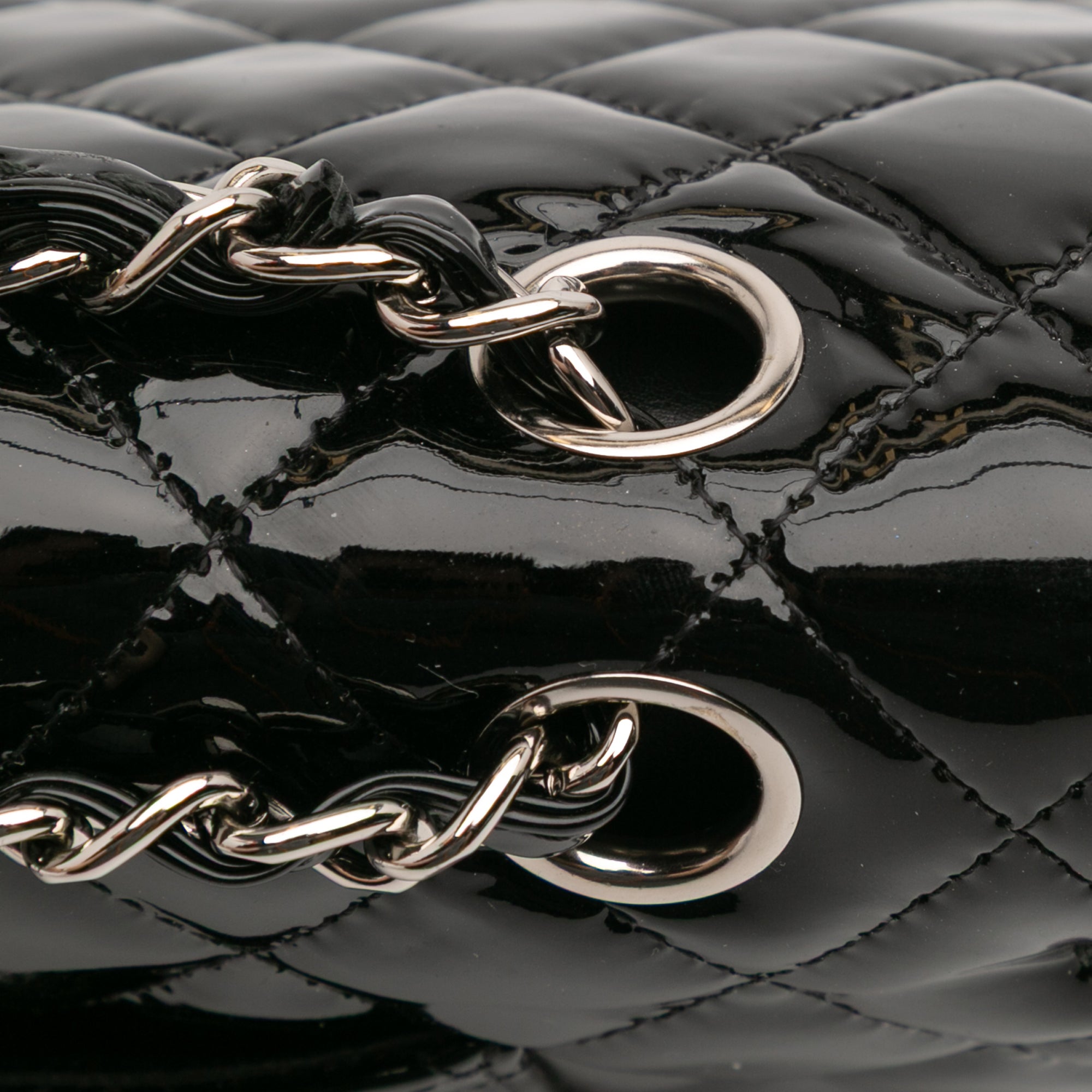 Chanel Medium Classic Patent Double Flap - image 10