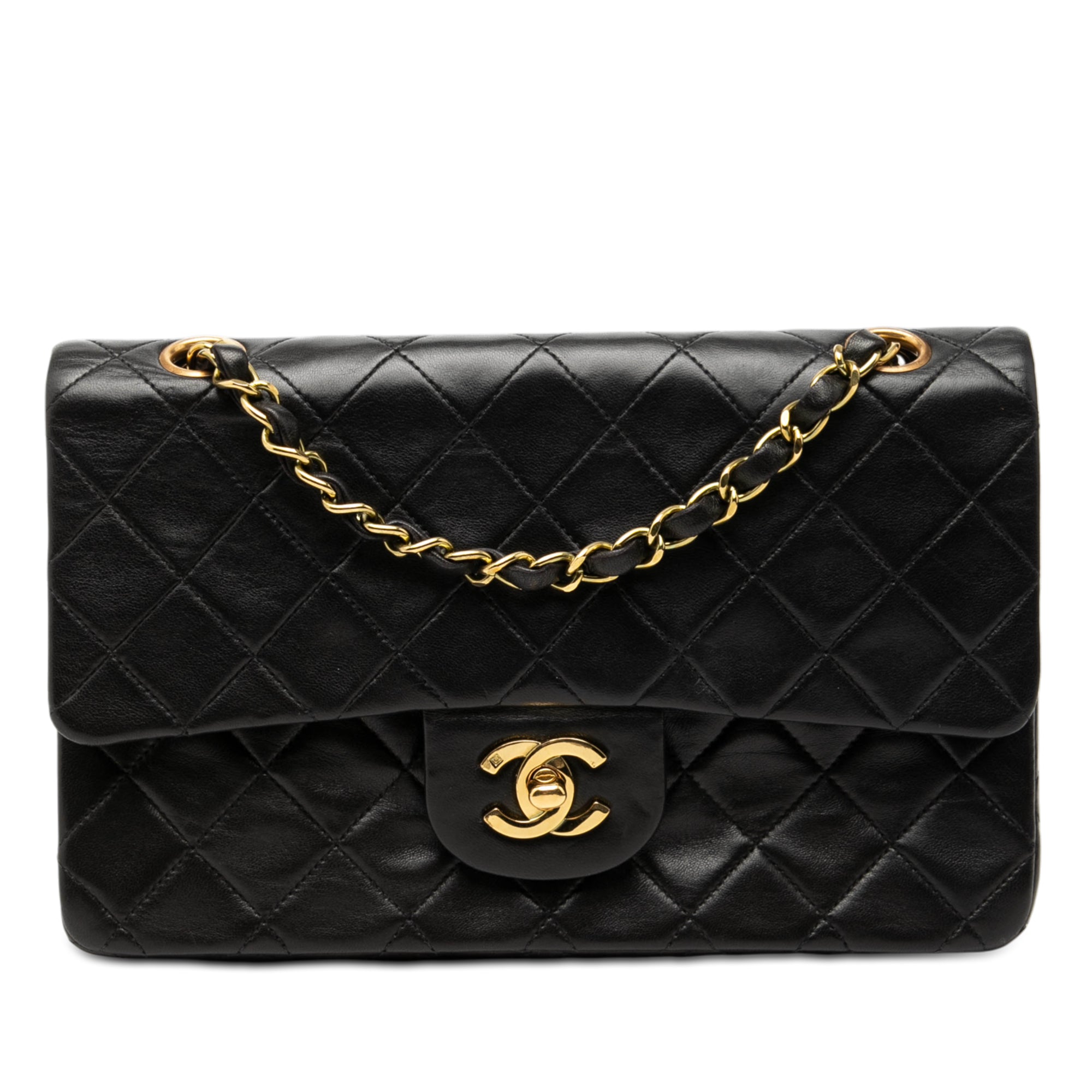 Chanel Small Classic Lambskin Double Flap - image 1