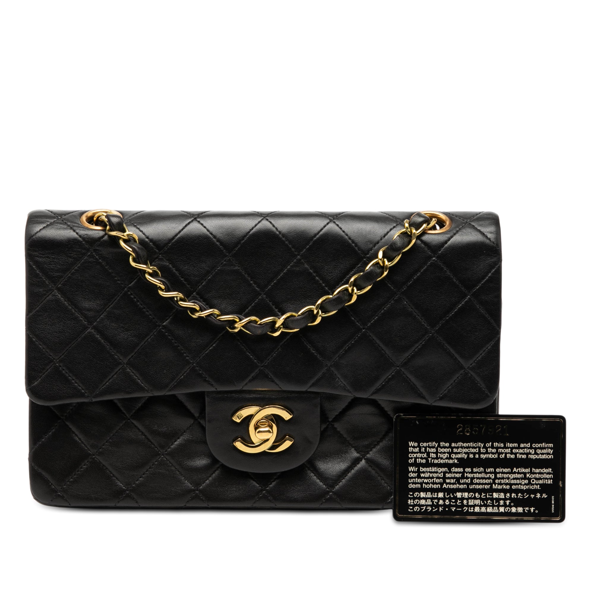 Chanel Small Classic Lambskin Double Flap - image 8