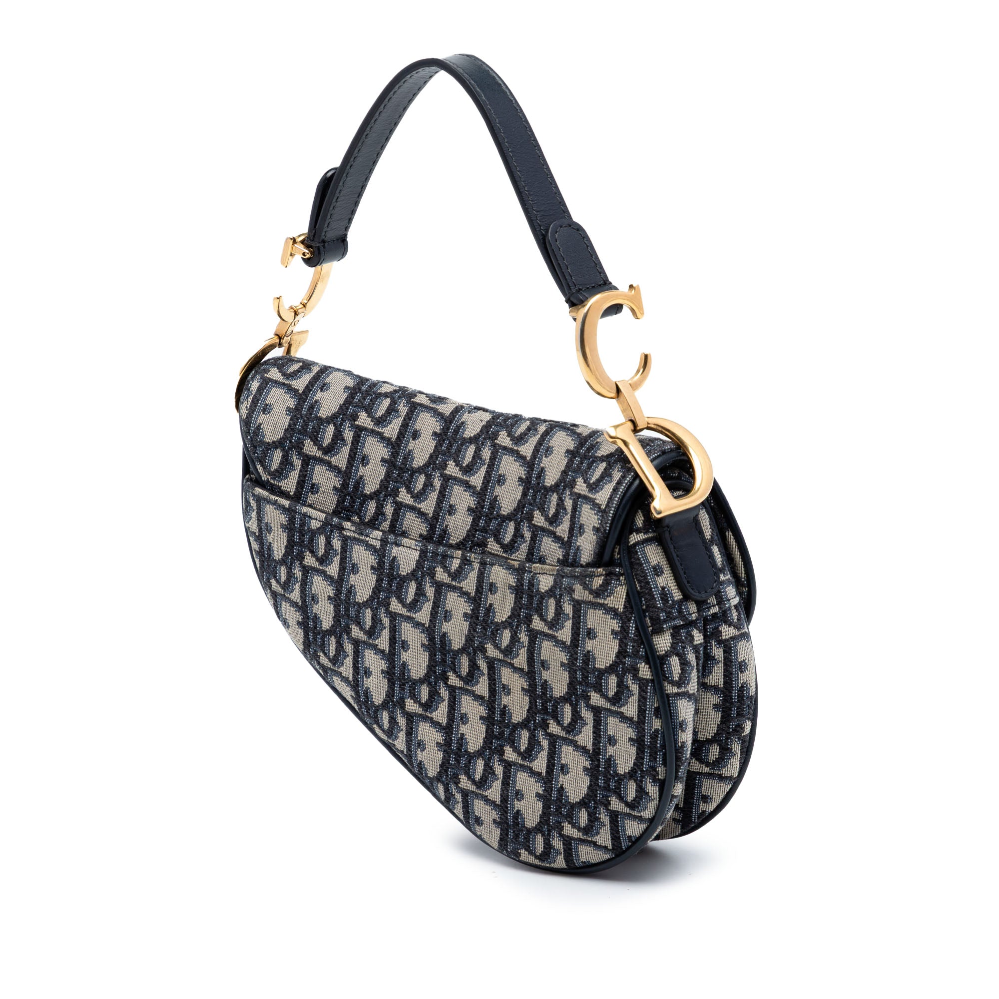 Dior Mini Oblique Canvas Saddle Bag - image 2