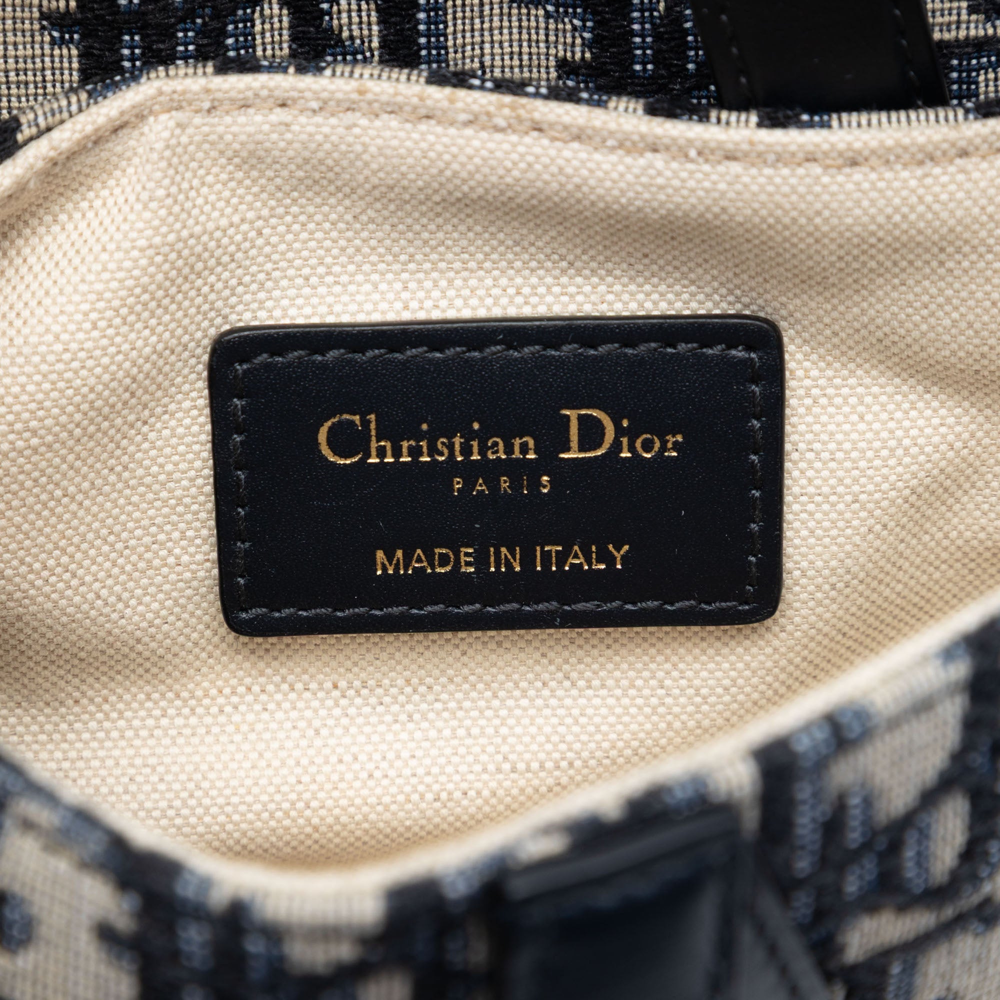 Dior Mini Oblique Canvas Saddle Bag - image 5