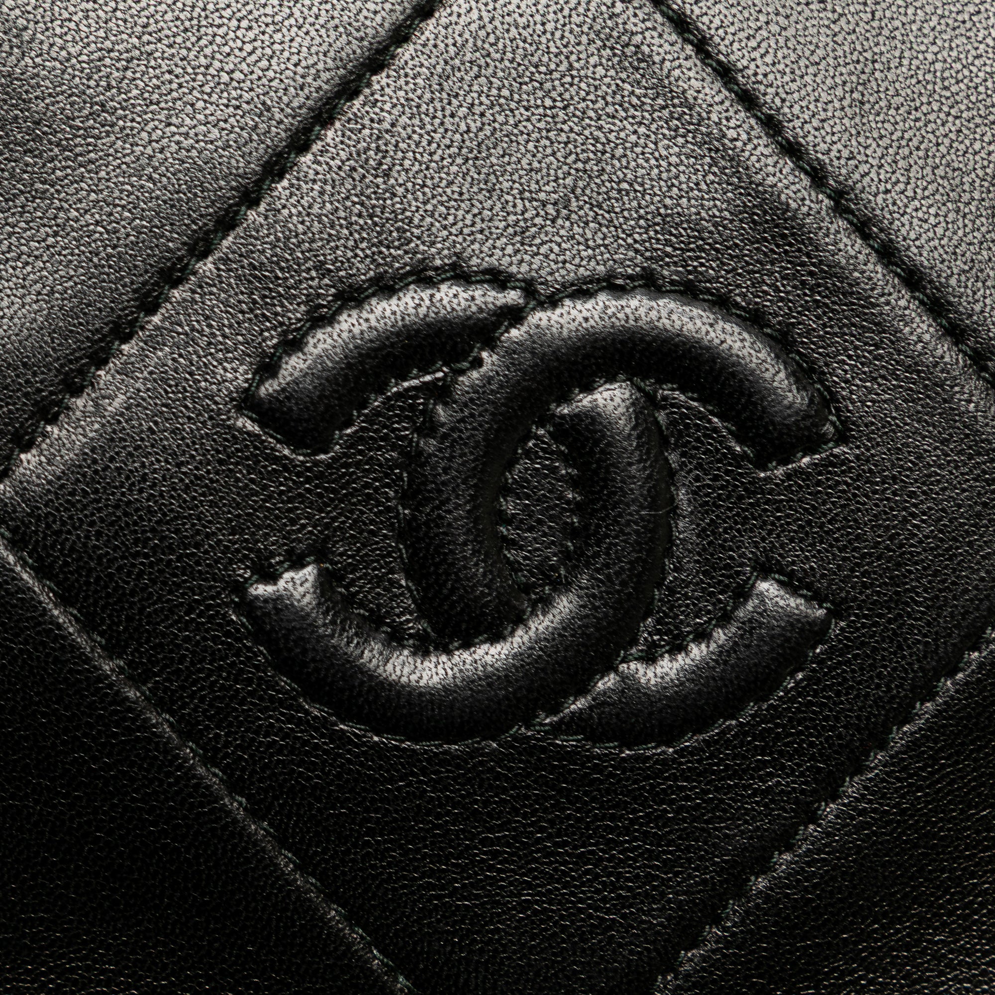 Chanel CC Quilted Lambskin Tassel Crossbody - image 9