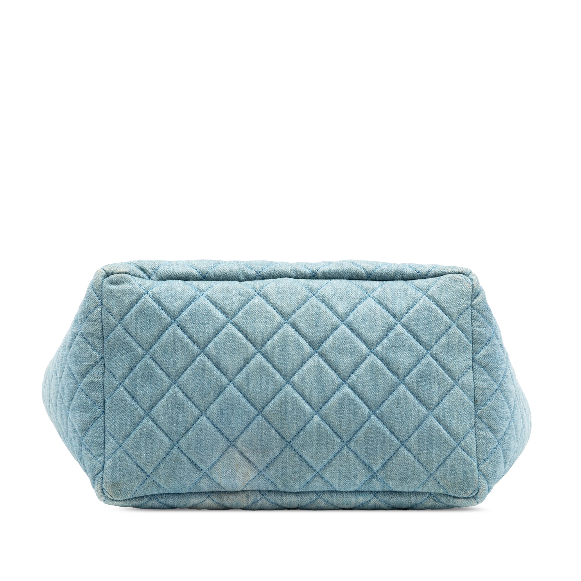 Chanel Quilted Washed Denim Urban Spirit Bucket Bag - image 3