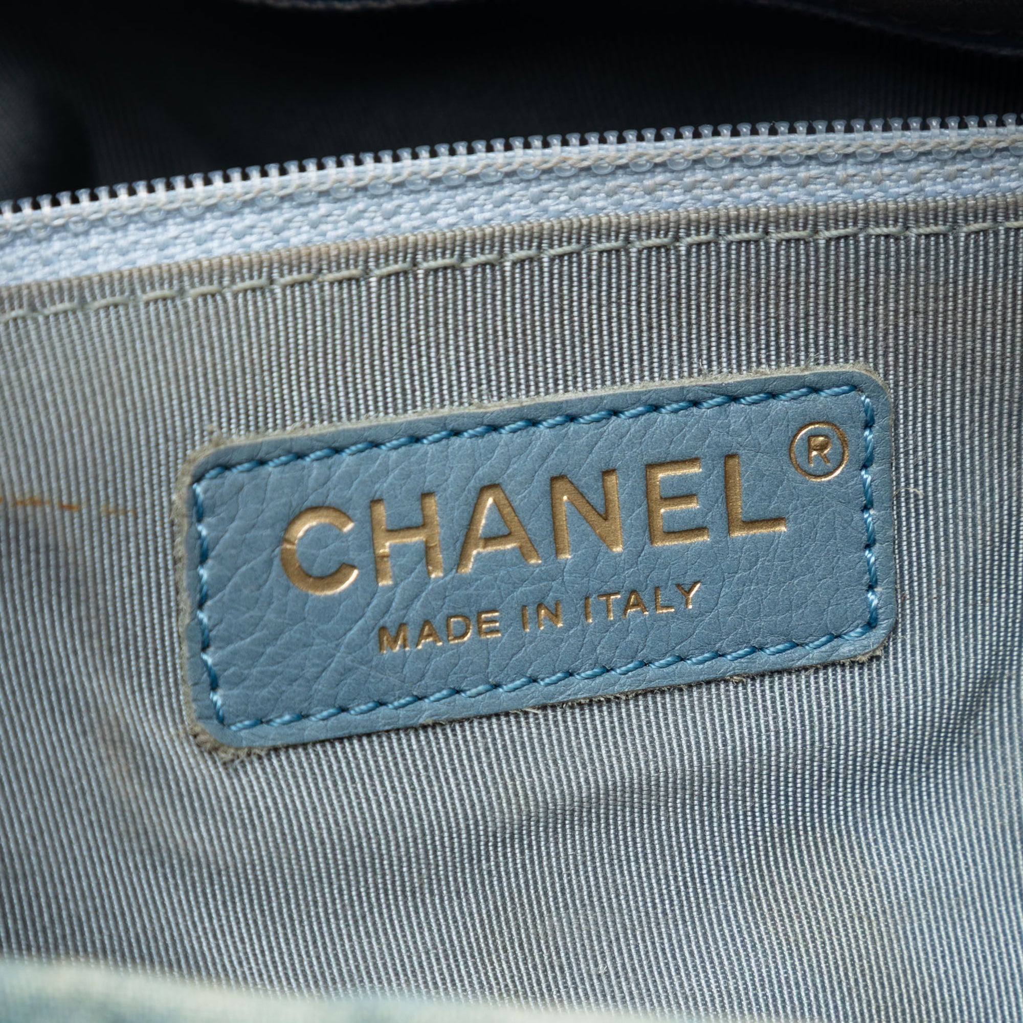 Chanel Quilted Washed Denim Urban Spirit Bucket Bag - image 5
