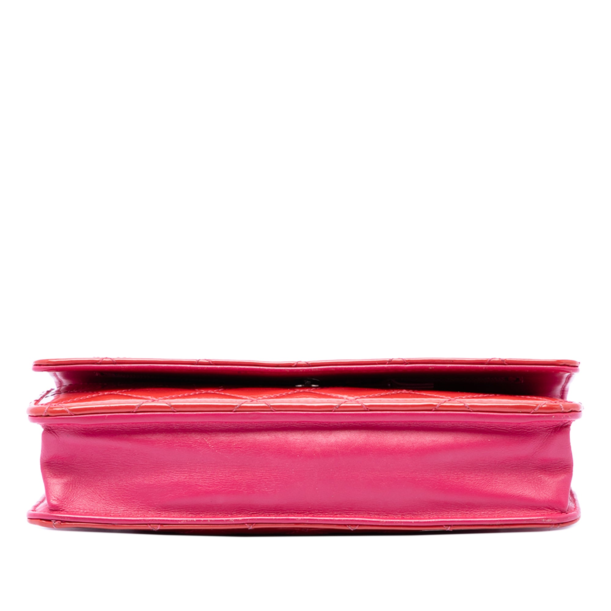 Chanel Bicolor Classic Patent Wallet On Chain - image 3