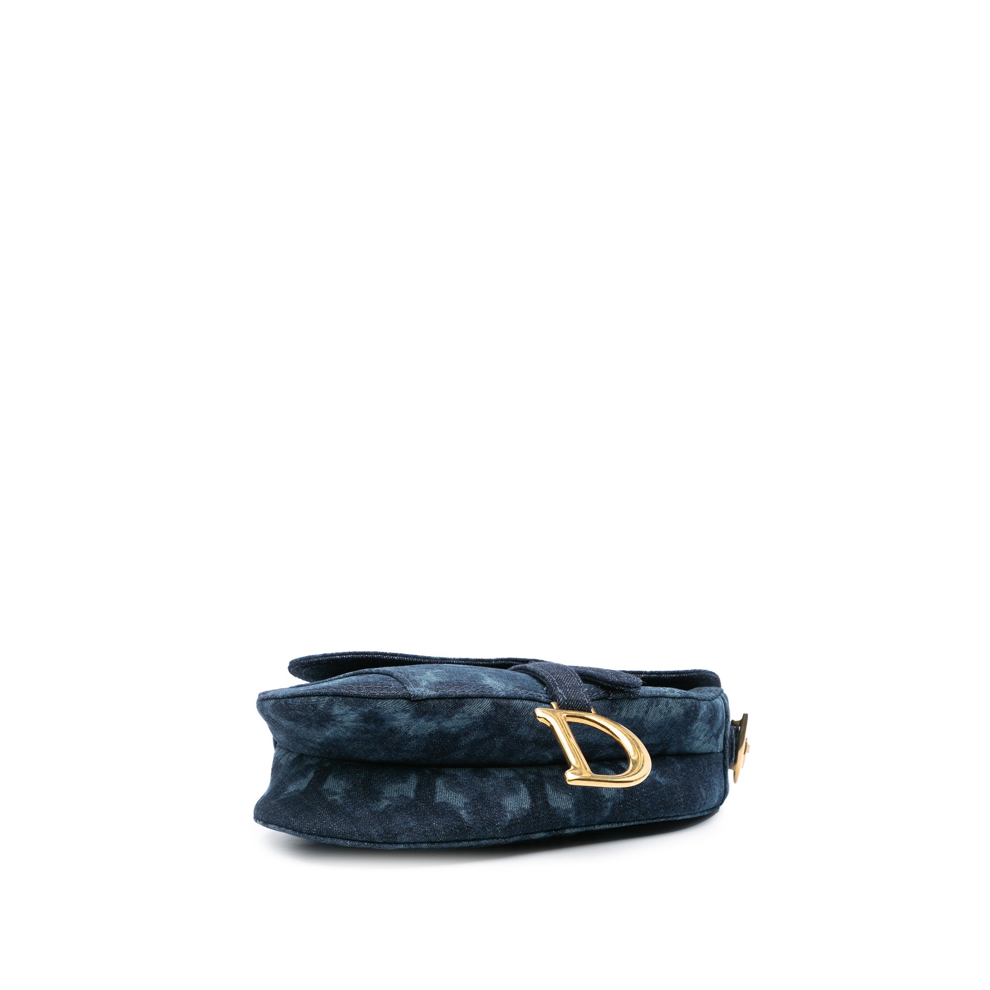 Dior Denim Tie Dye Saddle Bag - image 3