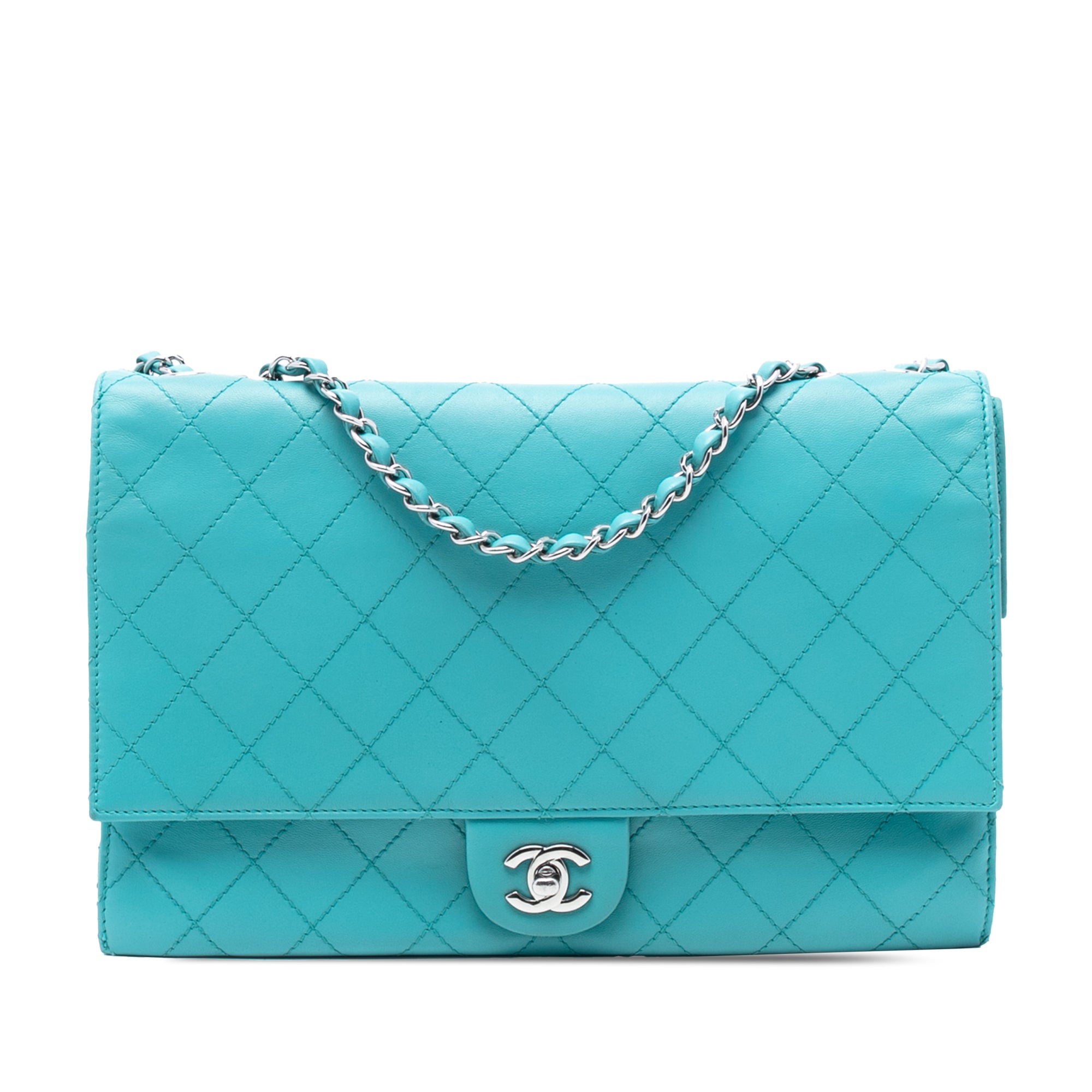 Chanel CC Quilted Calfskin Double Flap - image 1