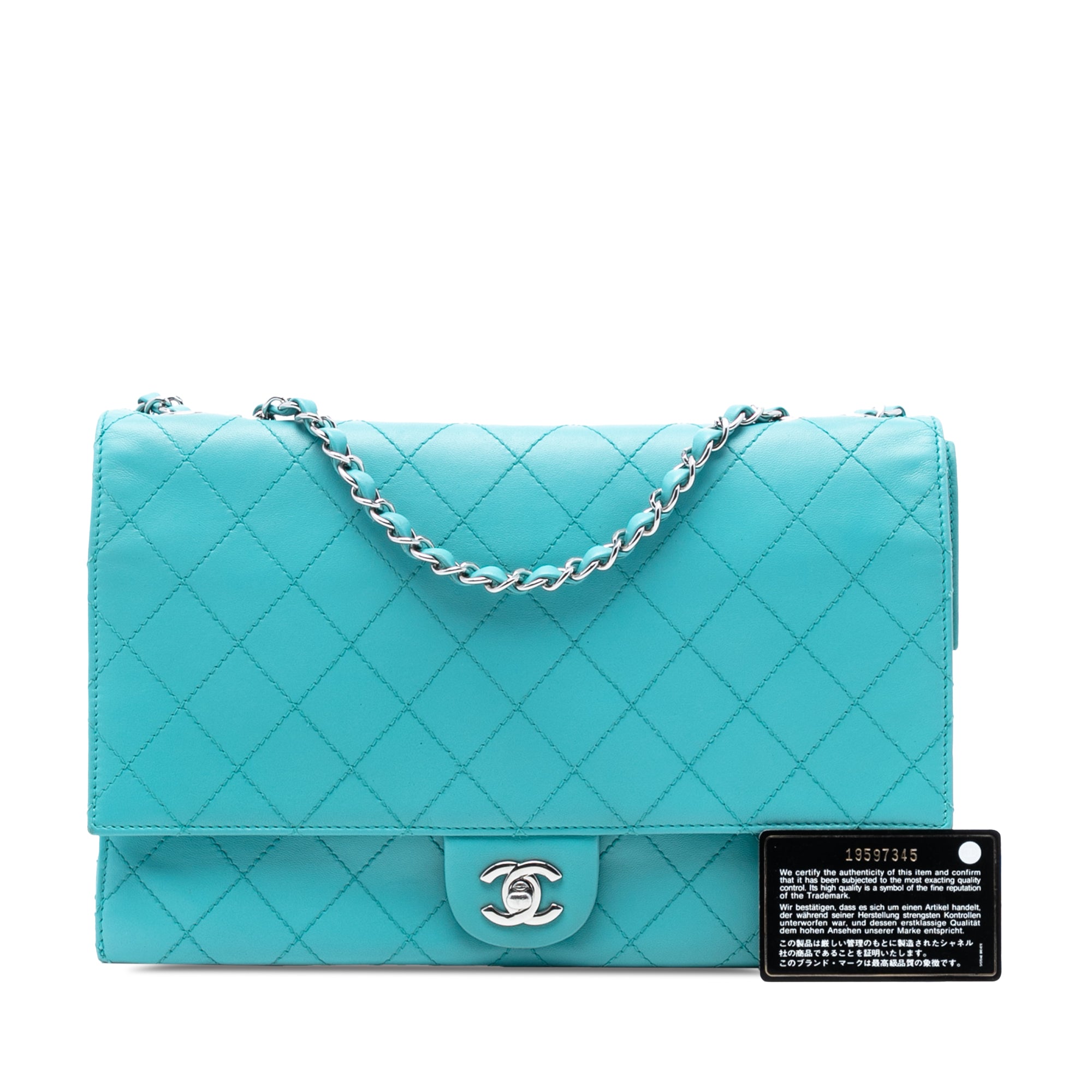 Chanel CC Quilted Calfskin Double Flap - image 8