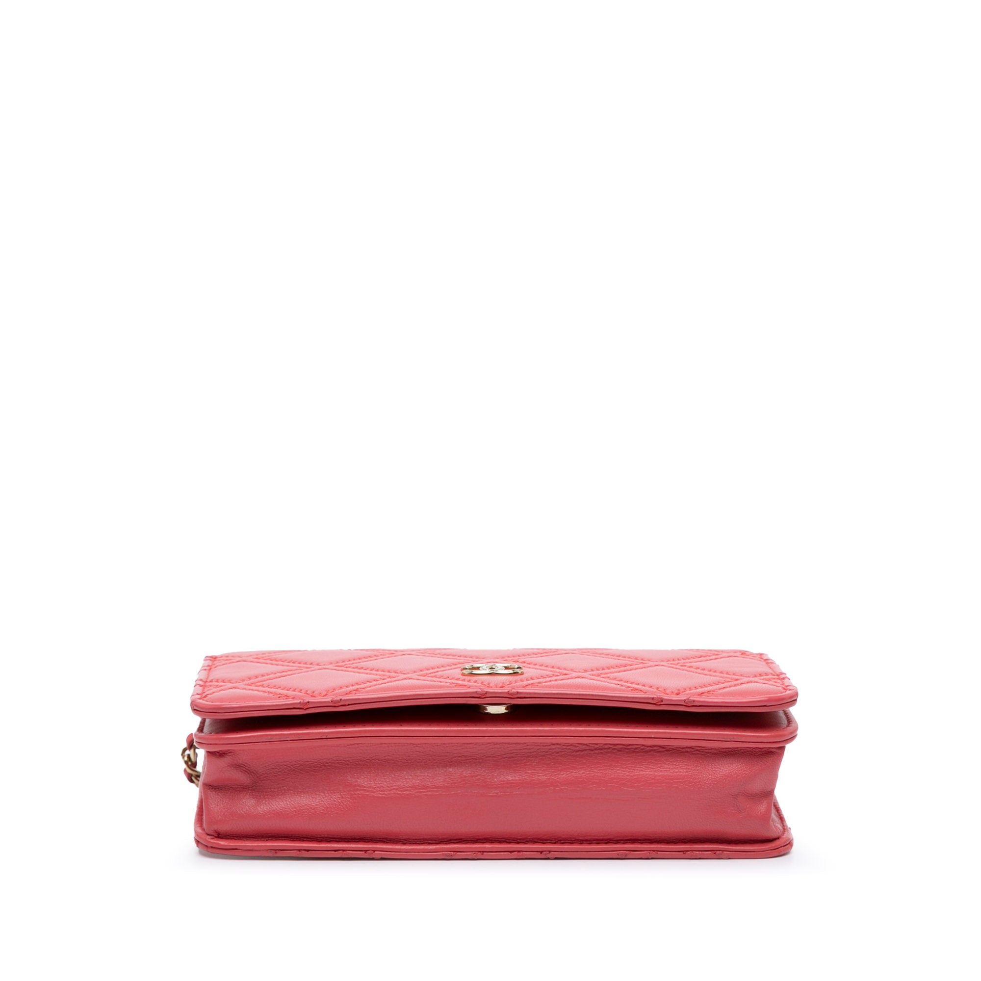 Chanel CC Quilted Lambskin Double Stitch Tassel Wallet On Chain - image 4