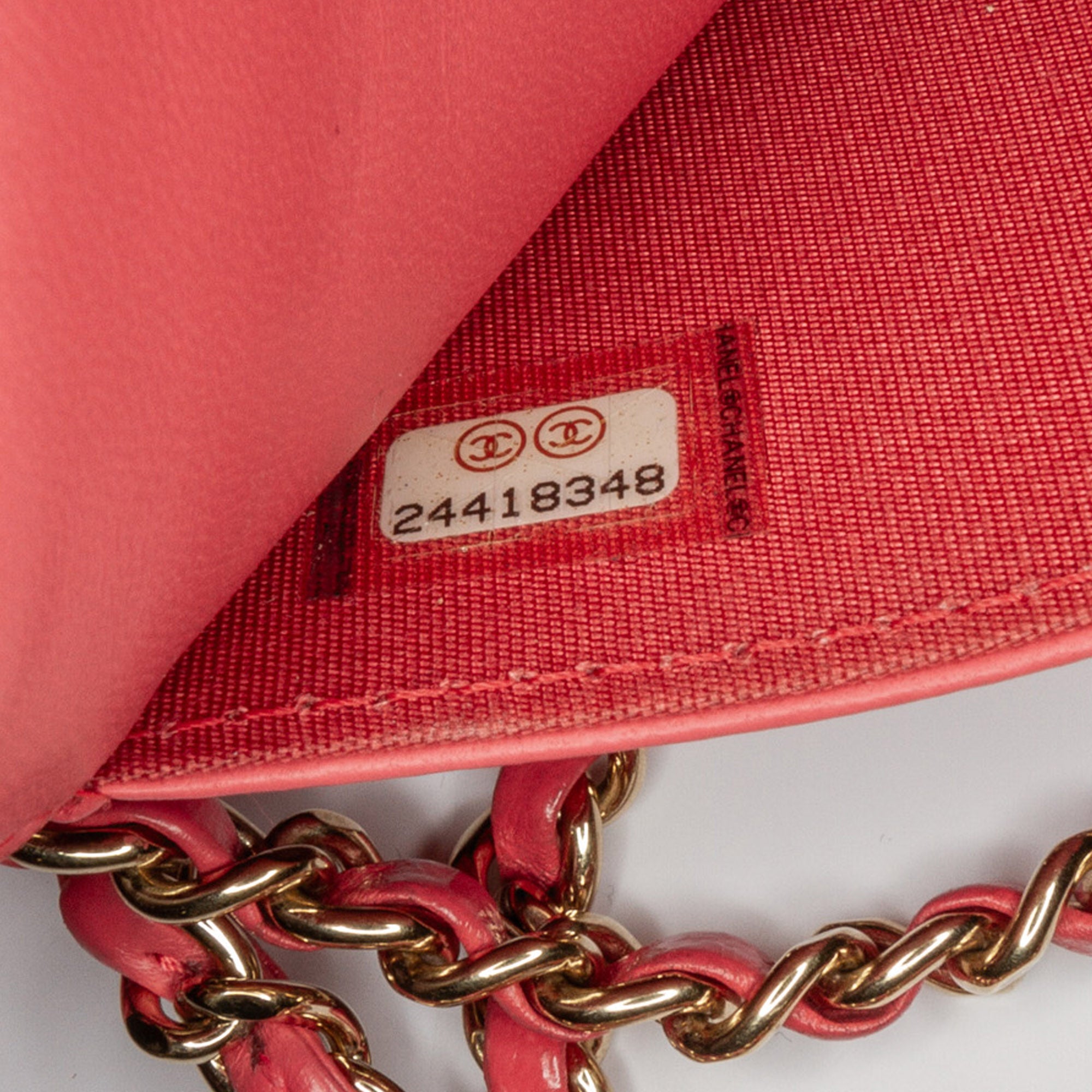 Chanel CC Quilted Lambskin Double Stitch Tassel Wallet On Chain - image 9