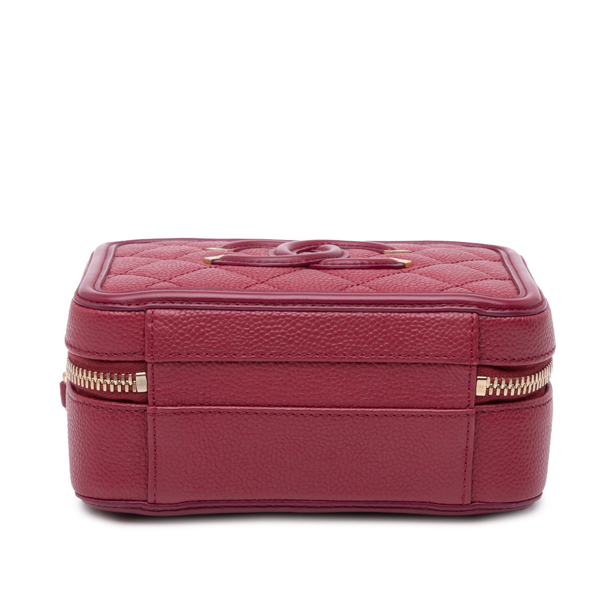 Chanel Small Caviar Filigree Vanity Case - image 3