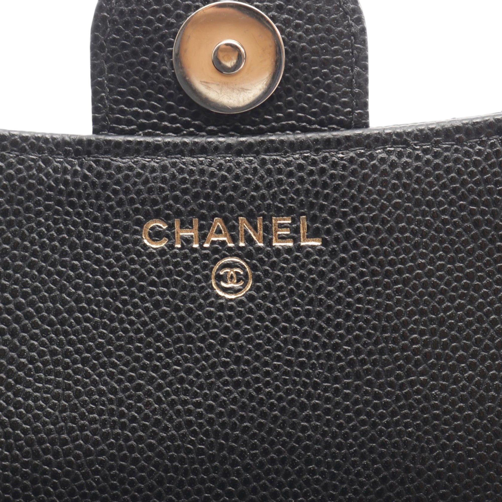 Chanel CC Quilted Caviar Flap Phone Holder Wallet on Chain - image 5
